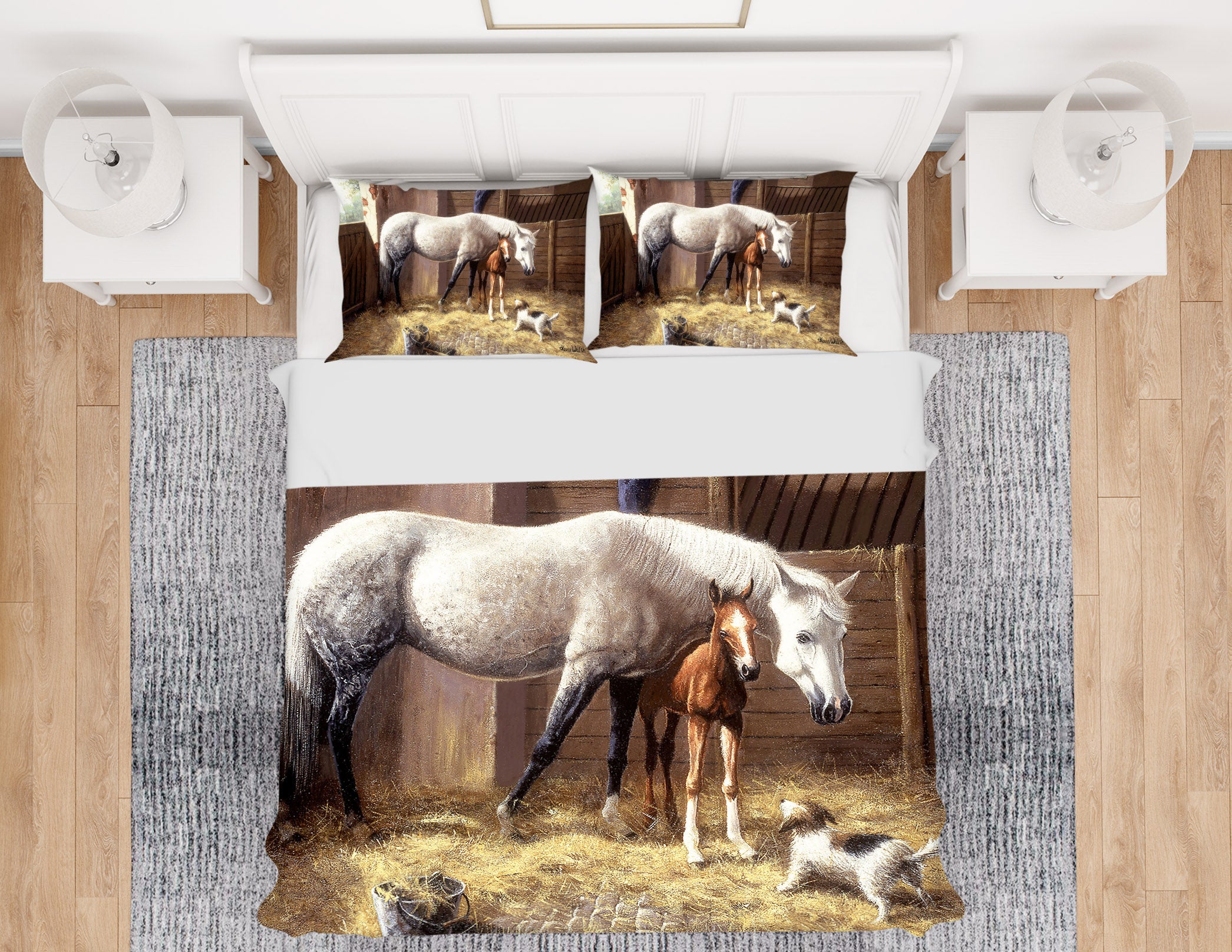 3D Horse 12504 Kevin Walsh Bedding Bed Pillowcases Quilt