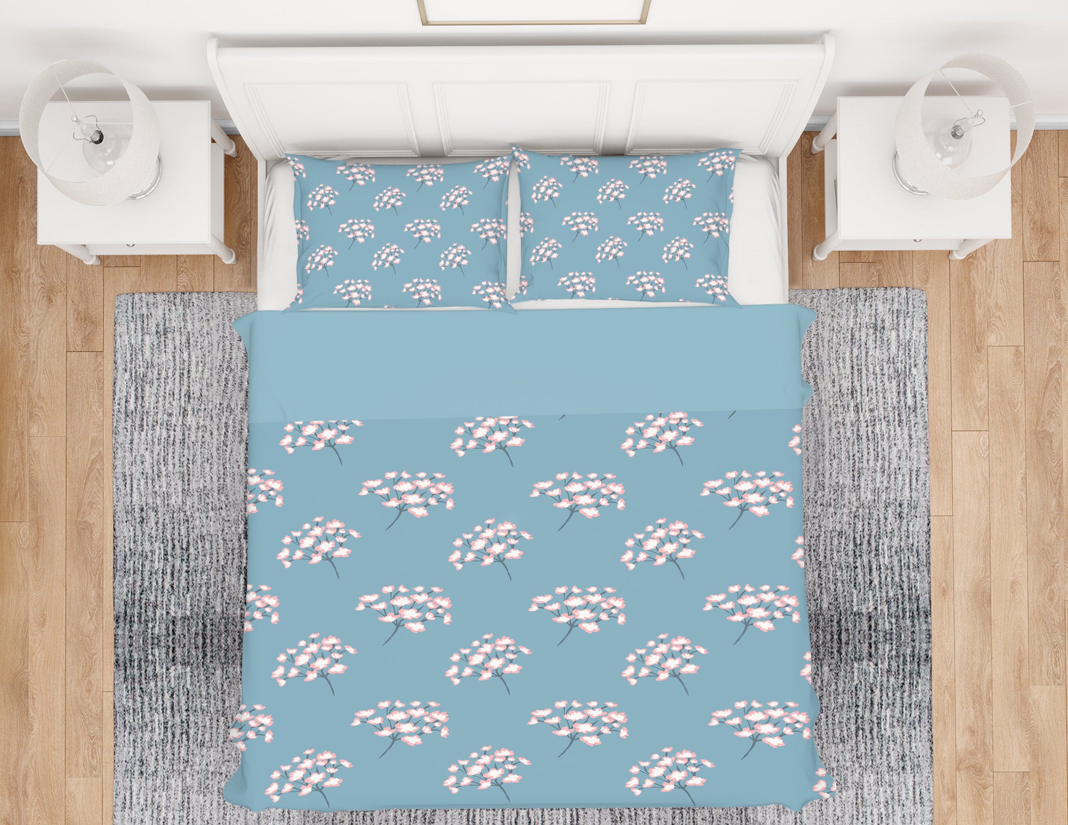 3D Pink Floral Pattern 109104 Kashmira Jayaprakash Bedding Bed Pillowcases Quilt