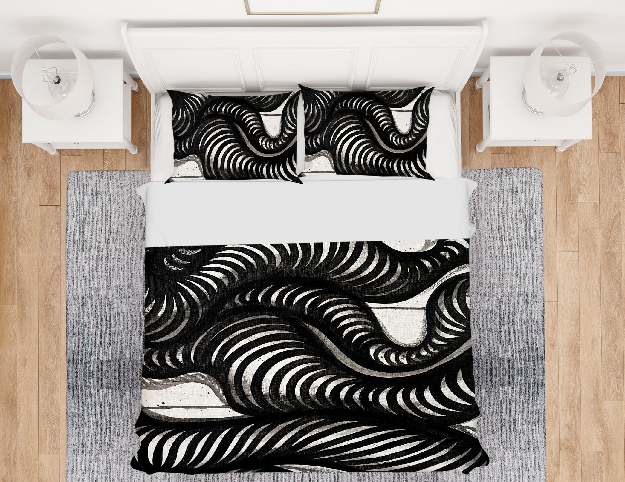 3D Line Drawing 3036 Jacqueline Reynoso Bedding Bed Pillowcases Quilt Cover Duvet Cover