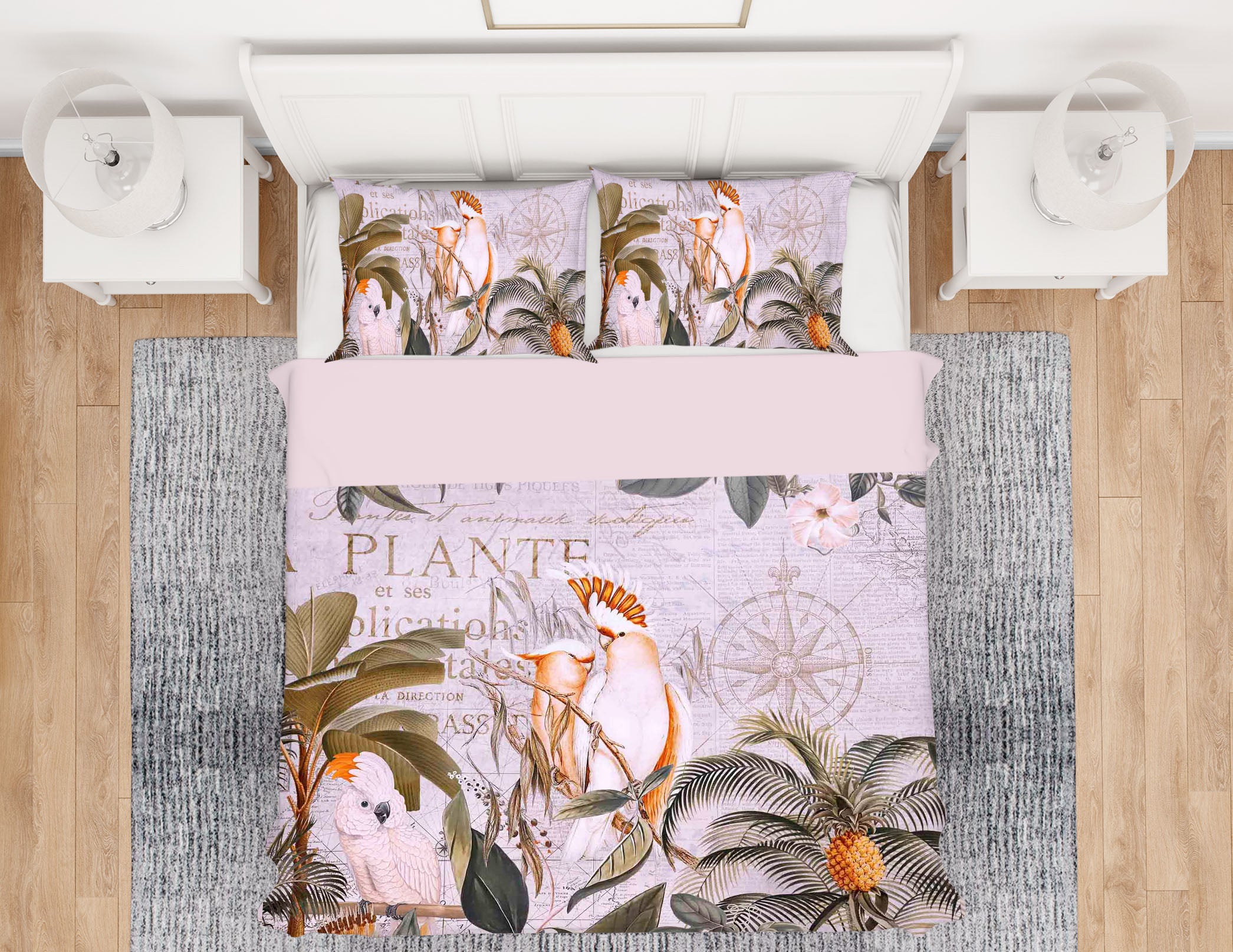 3D Branch Parrot 2142 Andrea haase Bedding Bed Pillowcases Quilt