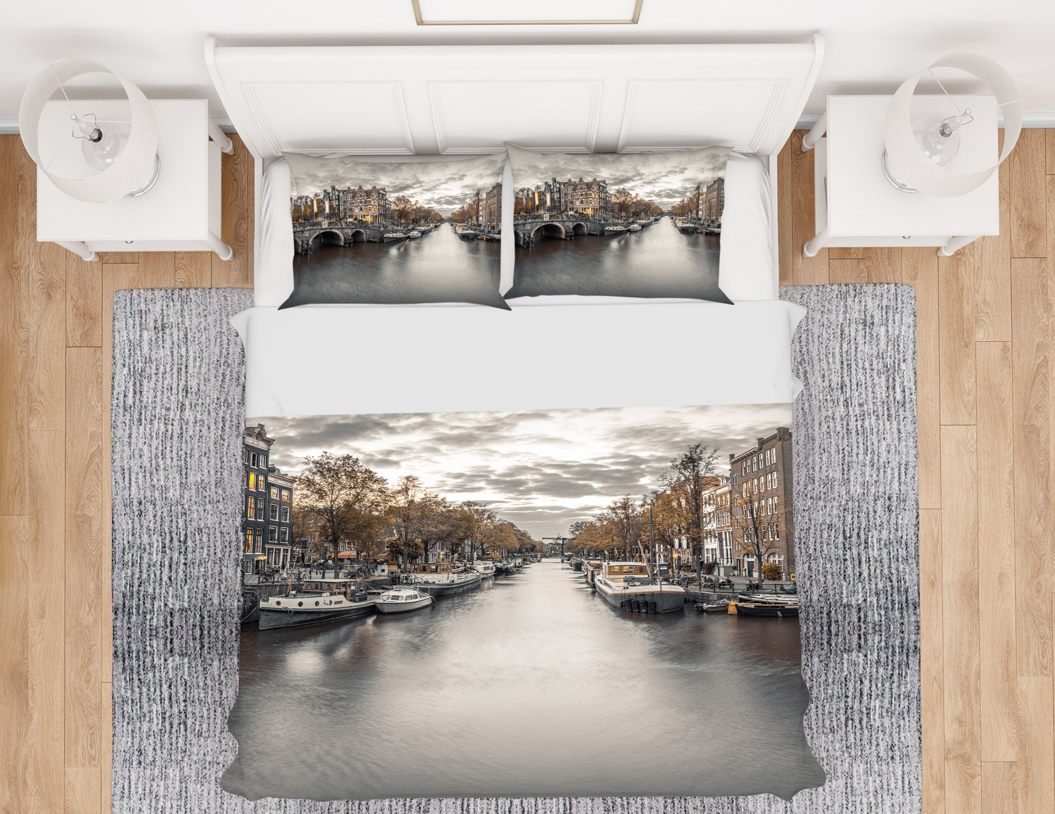 3D River Vessel 85139 Assaf Frank Bedding Bed Pillowcases Quilt