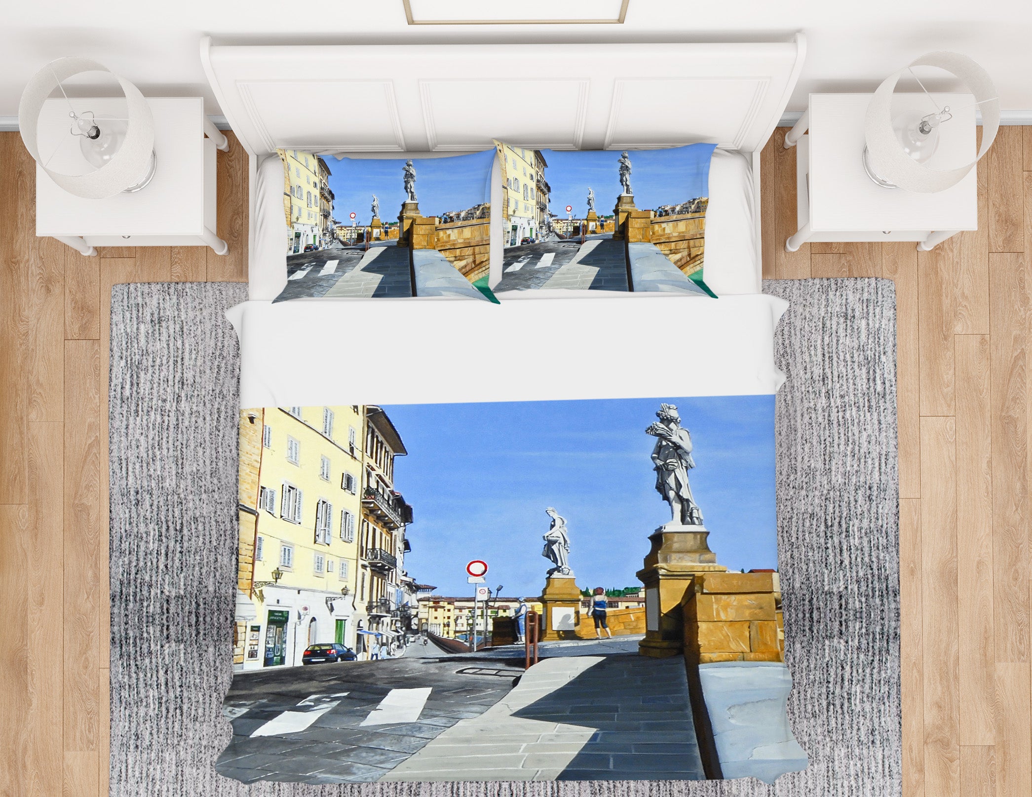 3D Building Statue 11060 Matthew Holden Bates Bedding Bed Pillowcases Quilt