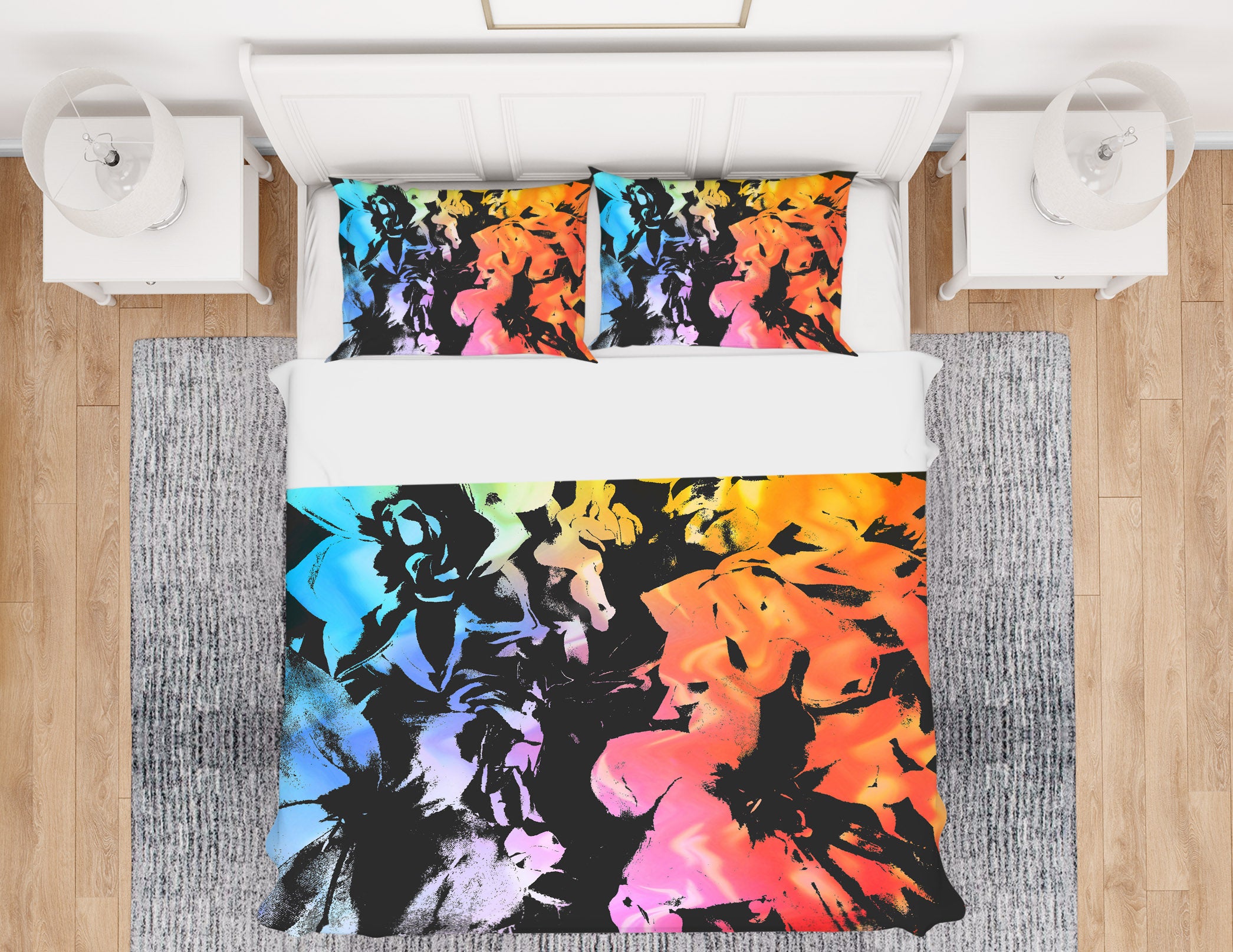 3D Flower Pattern Color 19135 Shandra Smith Bedding Bed Pillowcases Quilt