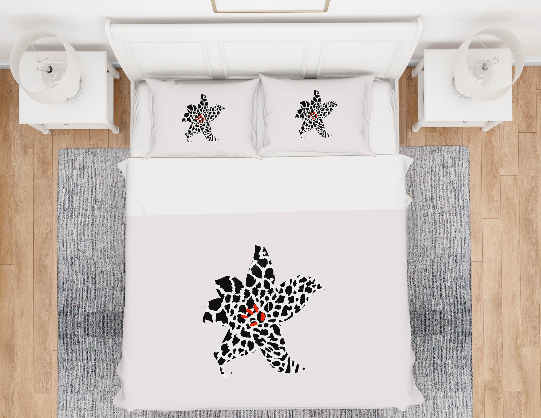 3D Zebra Blossom 247 Boris Draschoff Bedding Bed Pillowcases Quilt