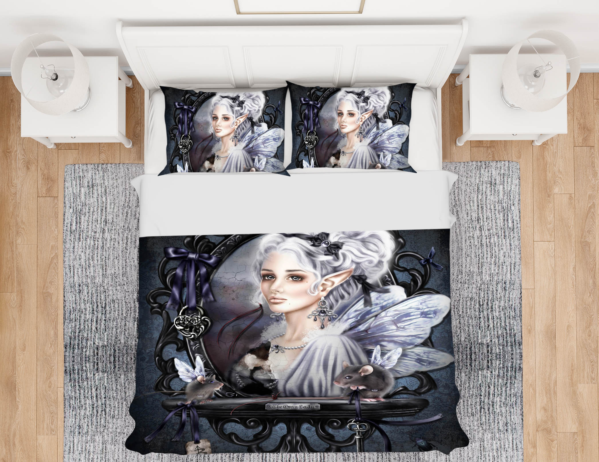 3D Butterfly Elf 8844 Brigid Ashwood Bedding Bed Pillowcases Quilt Cover Duvet Cover