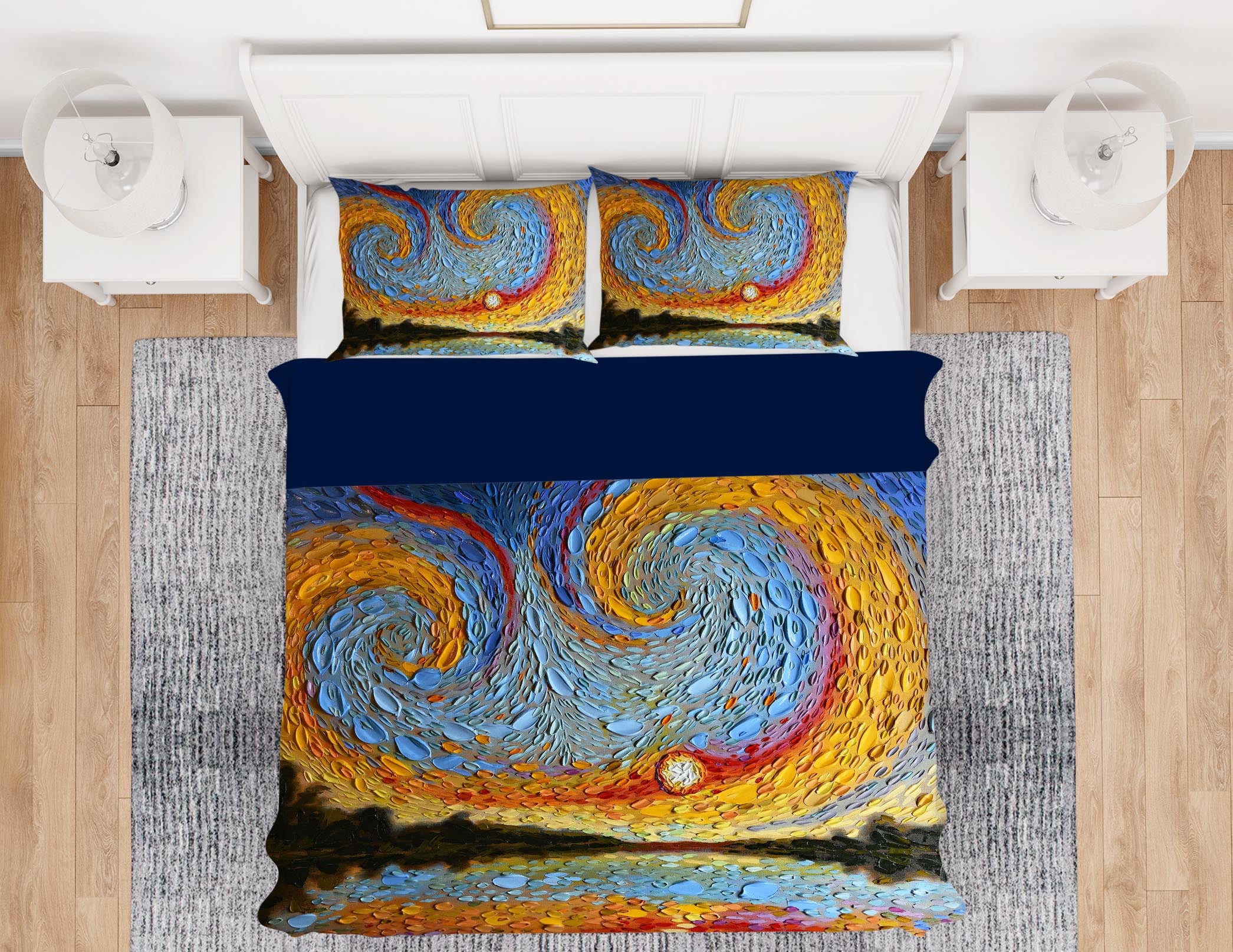 3D Peach Heart Shell 2116 Dena Tollefson bedding Bed Pillowcases Quilt