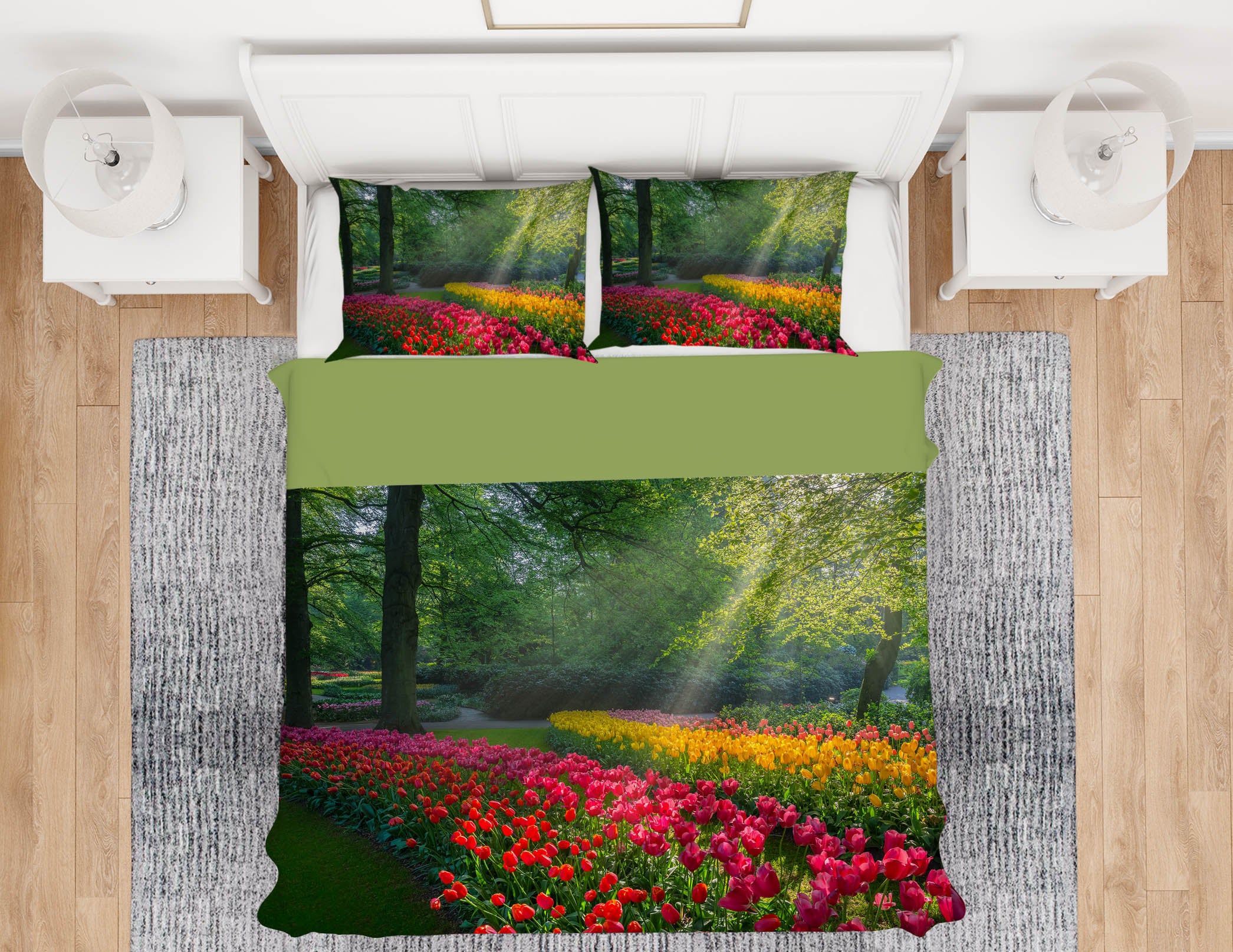 3D Safflower Garden 141 Marco Carmassi Bedding Bed Pillowcases Quilt