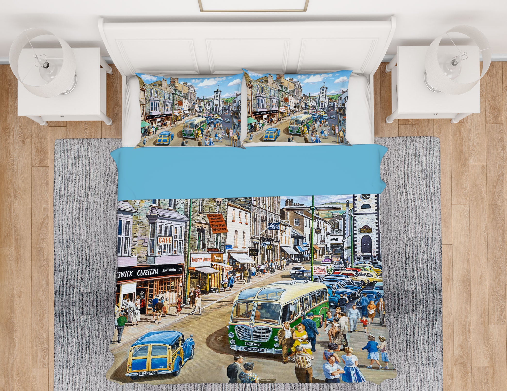 3D Keswick Cumbria 2033 Trevor Mitchell bedding Bed Pillowcases Quilt