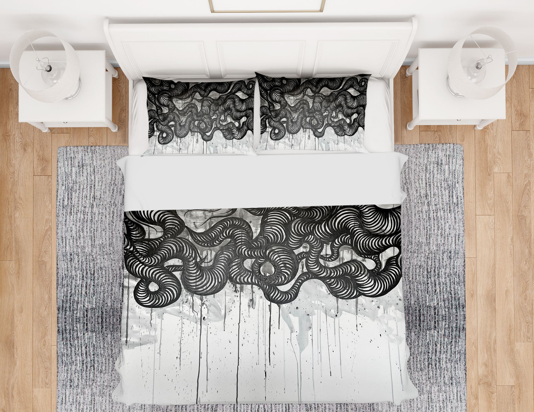 3D Black Sketch 3046 Jacqueline Reynoso Bedding Bed Pillowcases Quilt Cover Duvet Cover