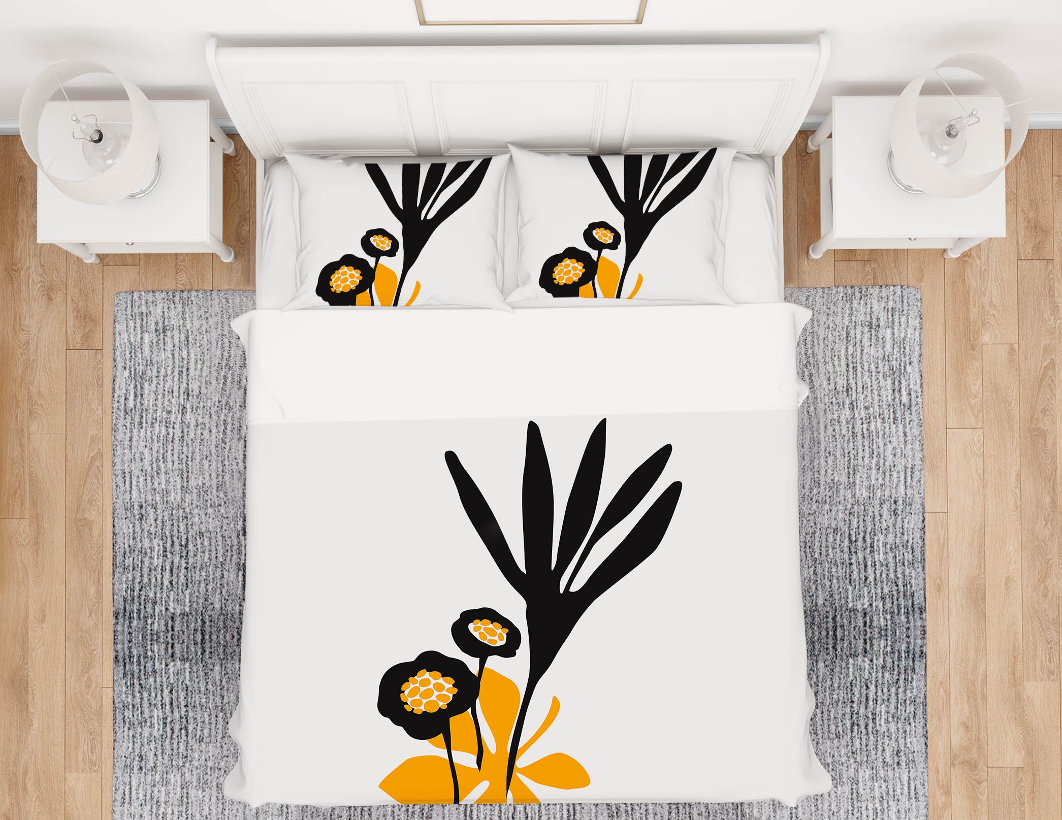 3D Yellow Flower 114 Boris Draschoff Bedding Bed Pillowcases Quilt