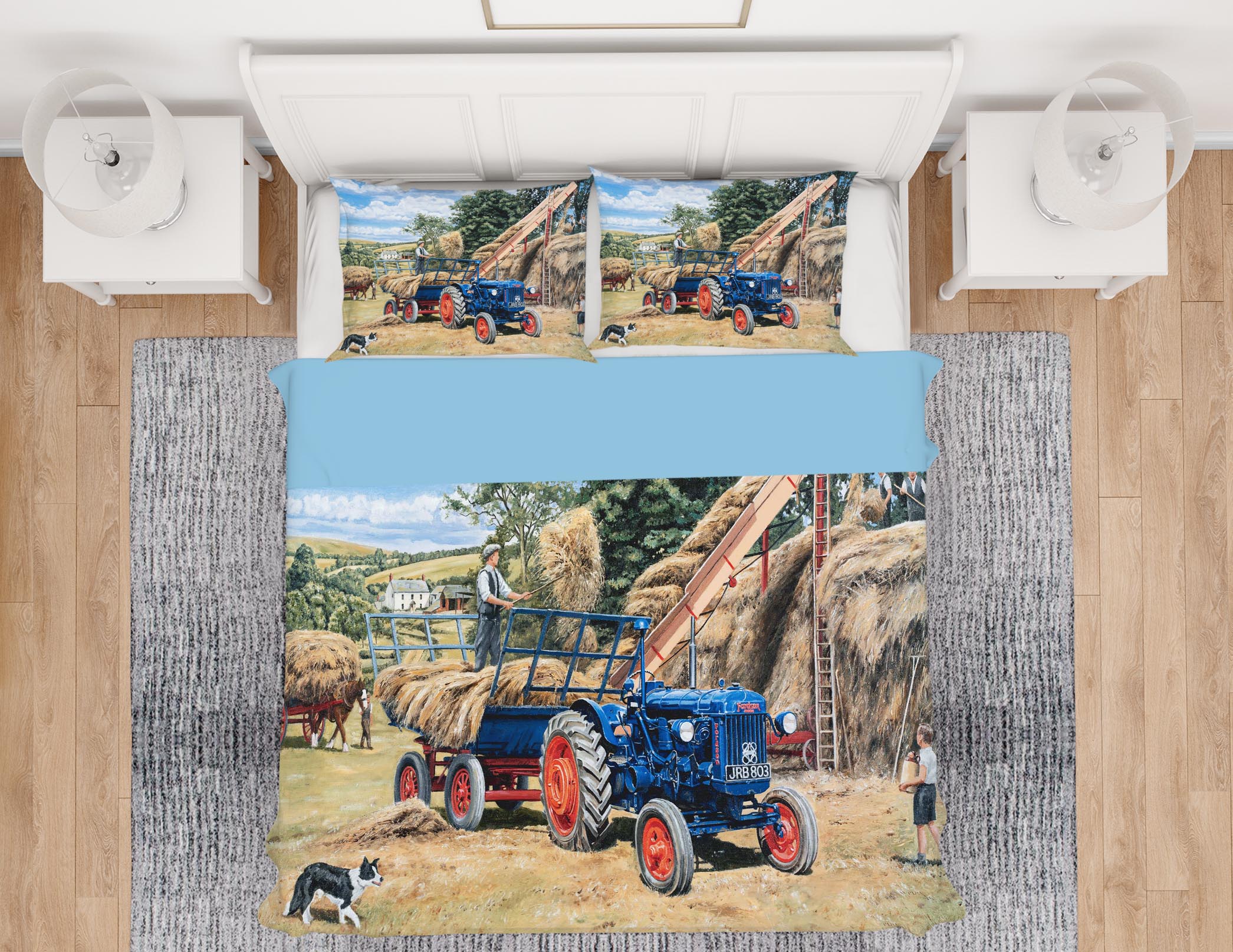 3D Building A Hayrick 2010 Trevor Mitchell bedding Bed Pillowcases Quilt