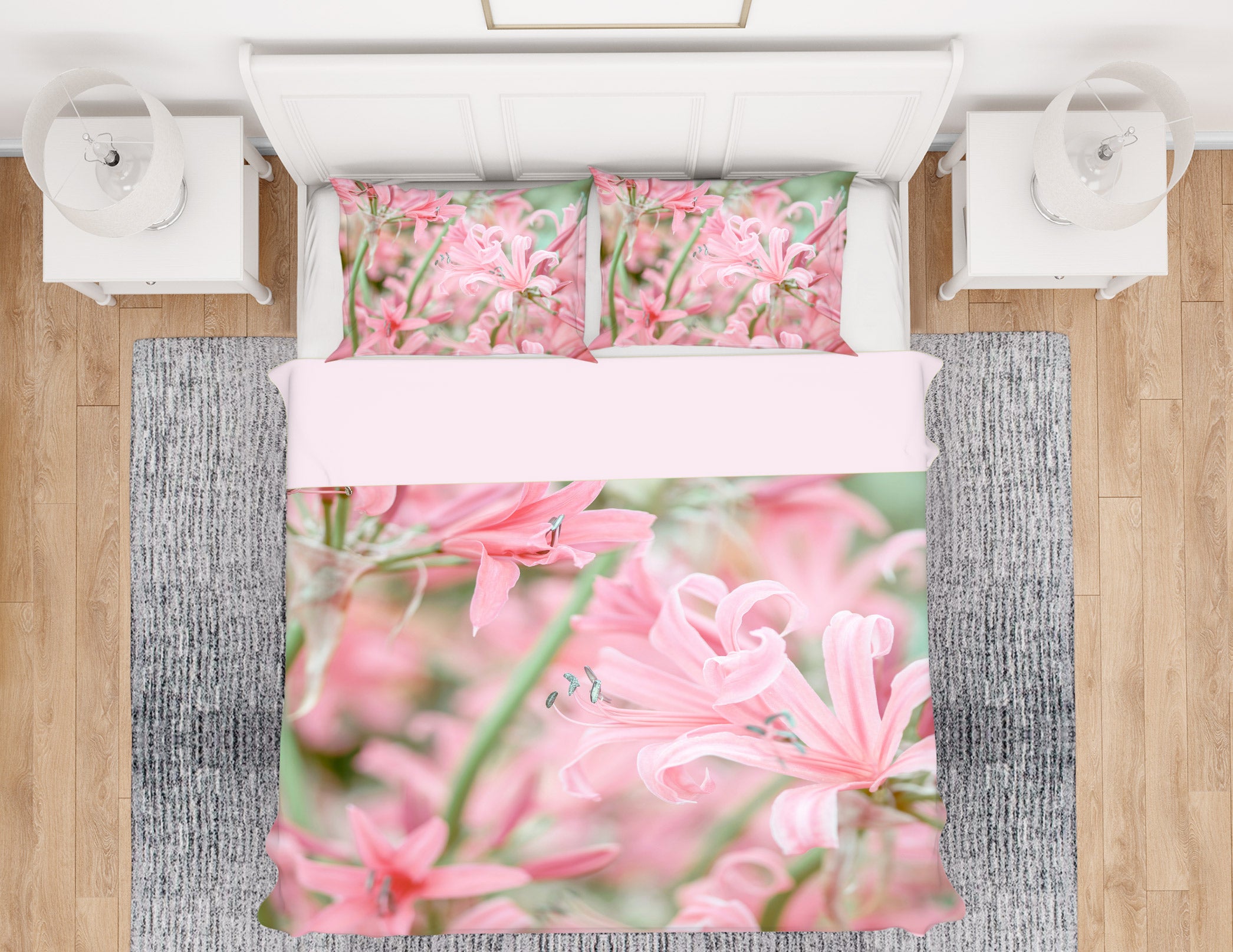 3D Bright Red Flower 6912 Assaf Frank Bedding Bed Pillowcases Quilt Cover Duvet Cover