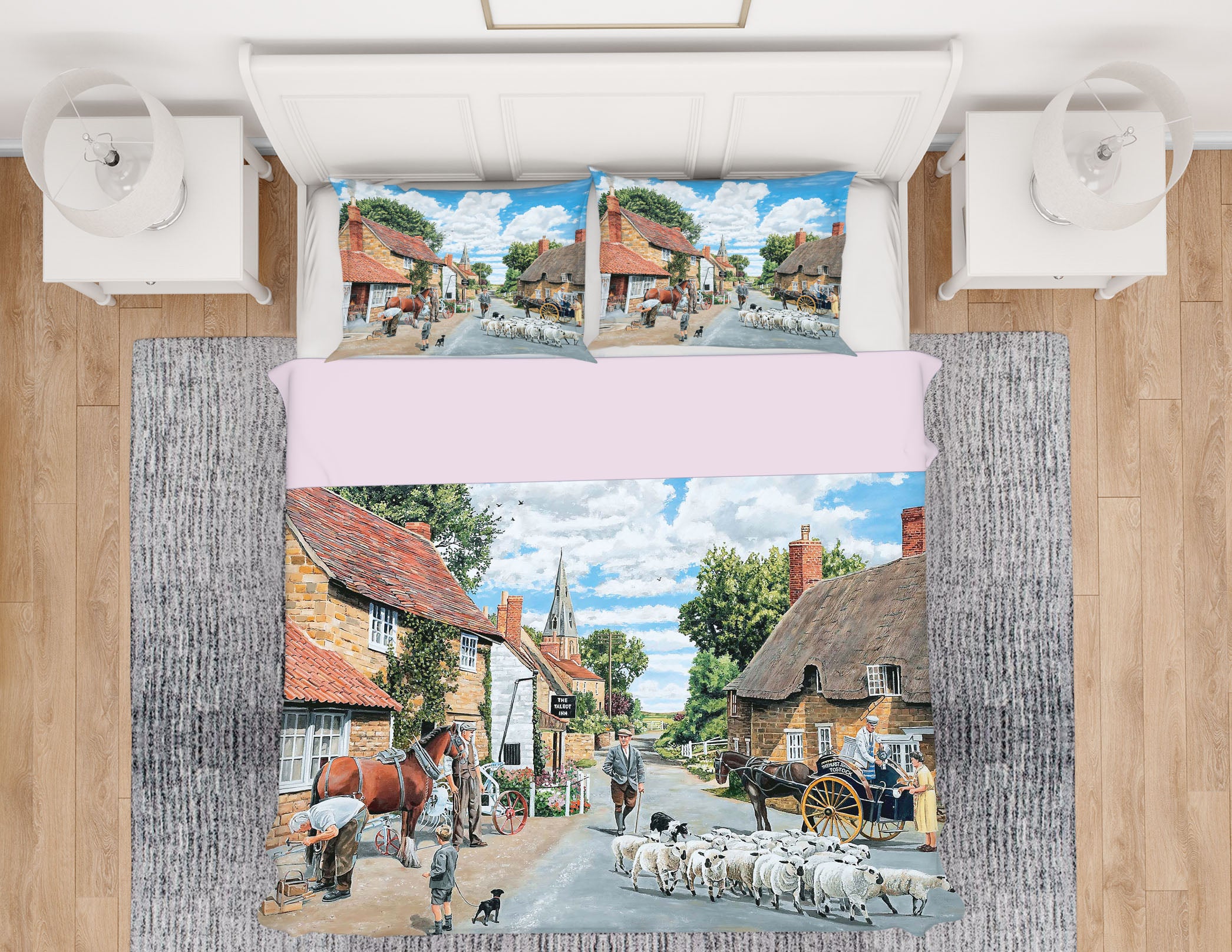 3D The Village Farrier 2073 Trevor Mitchell bedding Bed Pillowcases Quilt
