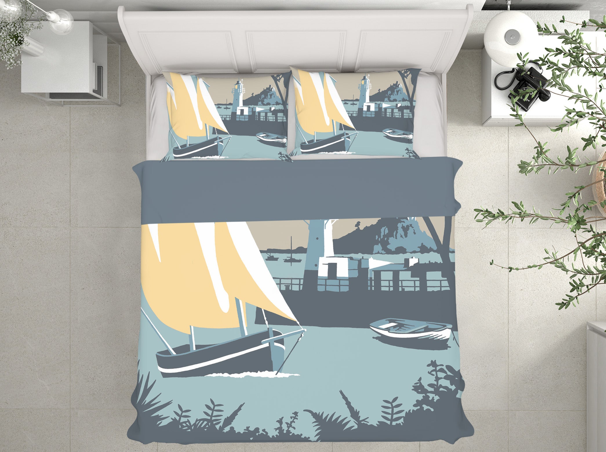 3D Newlyn 2031 Steve Read Bedding Bed Pillowcases Quilt