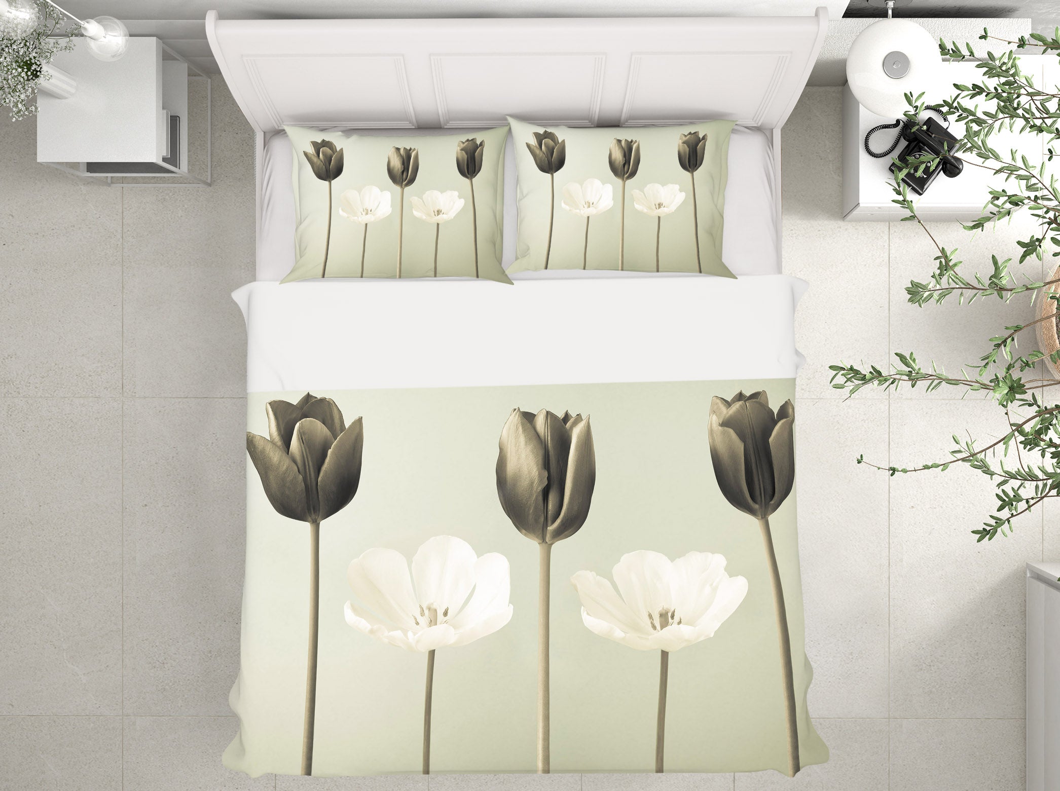 3D Brown Bud 7112 Assaf Frank Bedding Bed Pillowcases Quilt Cover Duvet Cover