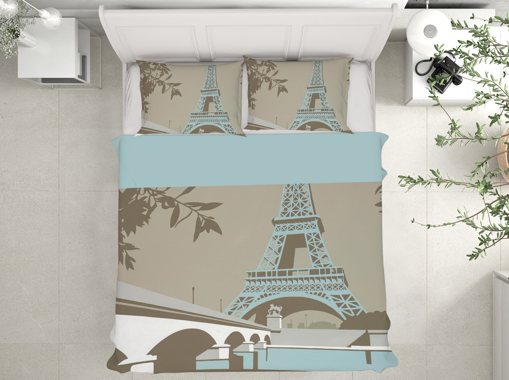 3D Paris 2036 Steve Read Bedding Bed Pillowcases Quilt