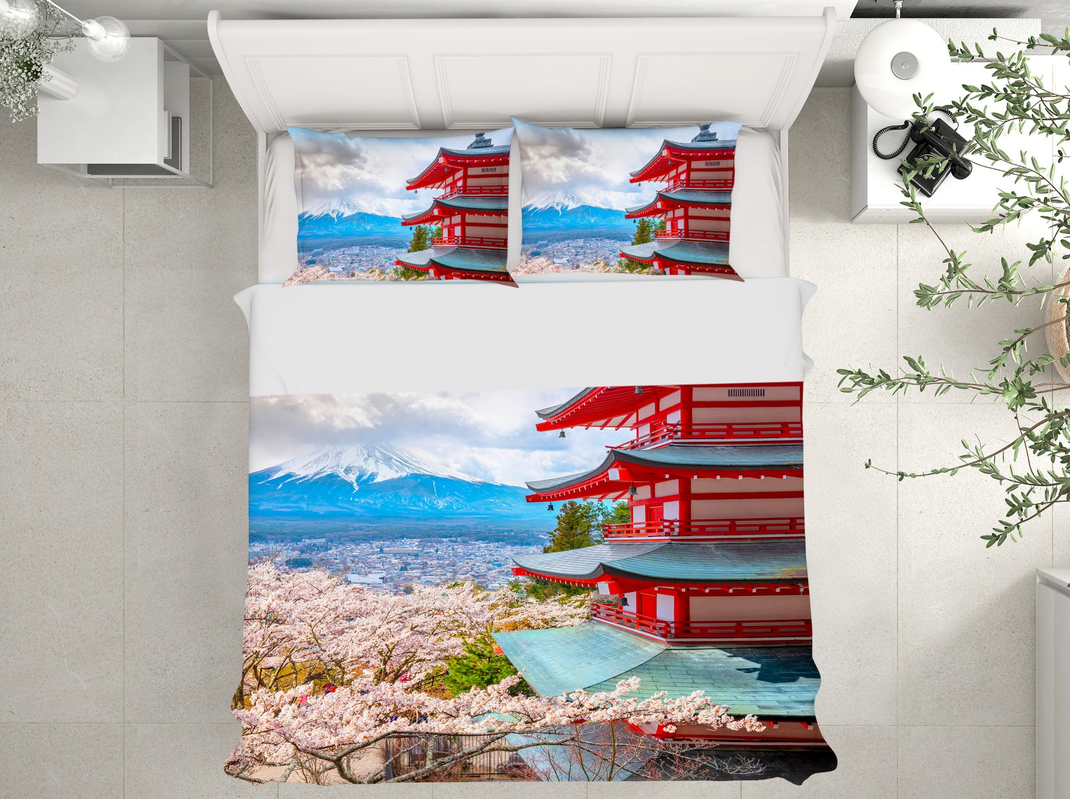 3D Fuji Mount 027 Marco Carmassi Bedding Bed Pillowcases Quilt