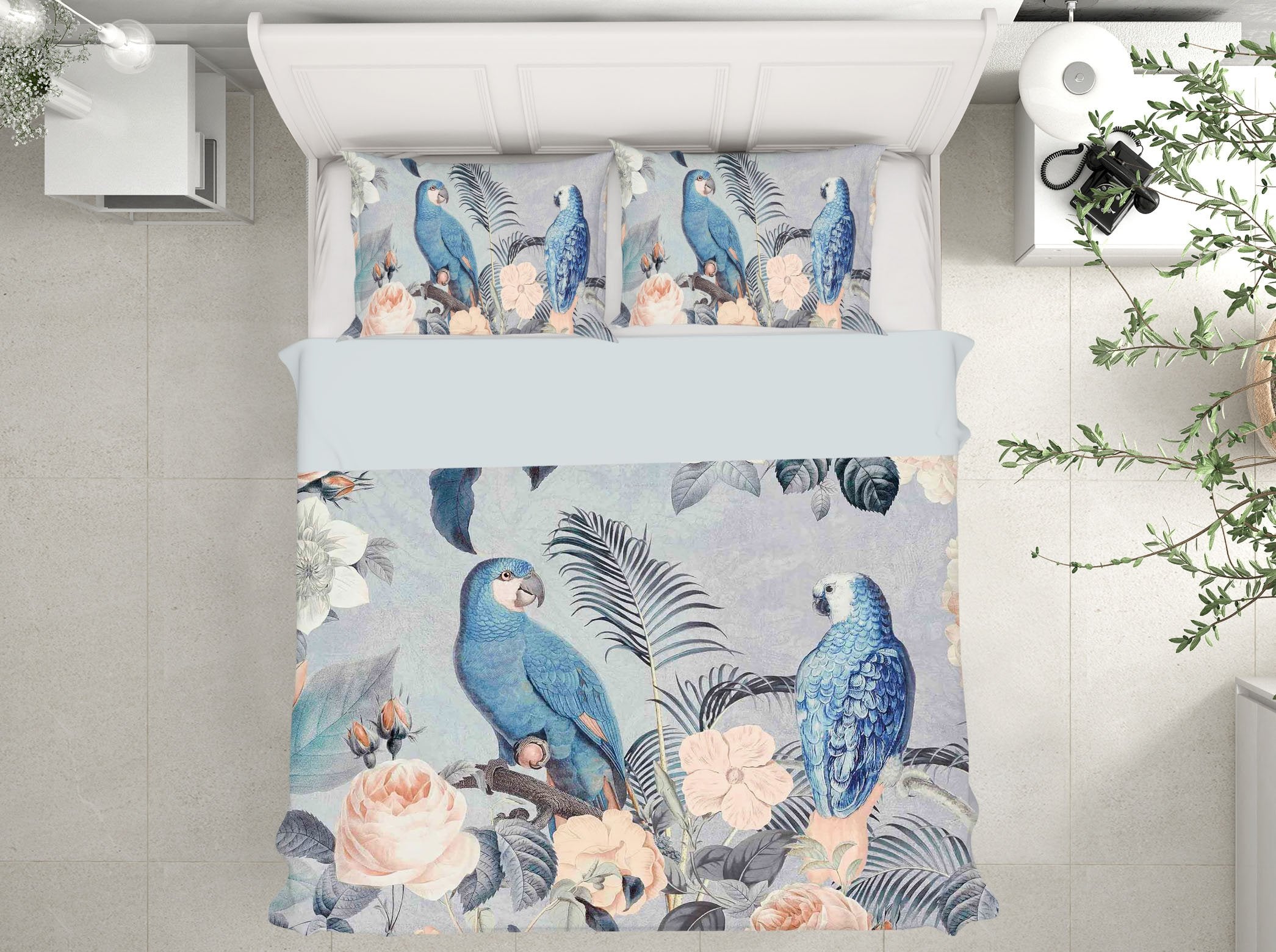 3D Bird Family 2129 Andrea haase Bedding Bed Pillowcases Quilt Quiet Covers AJ Creativity Home