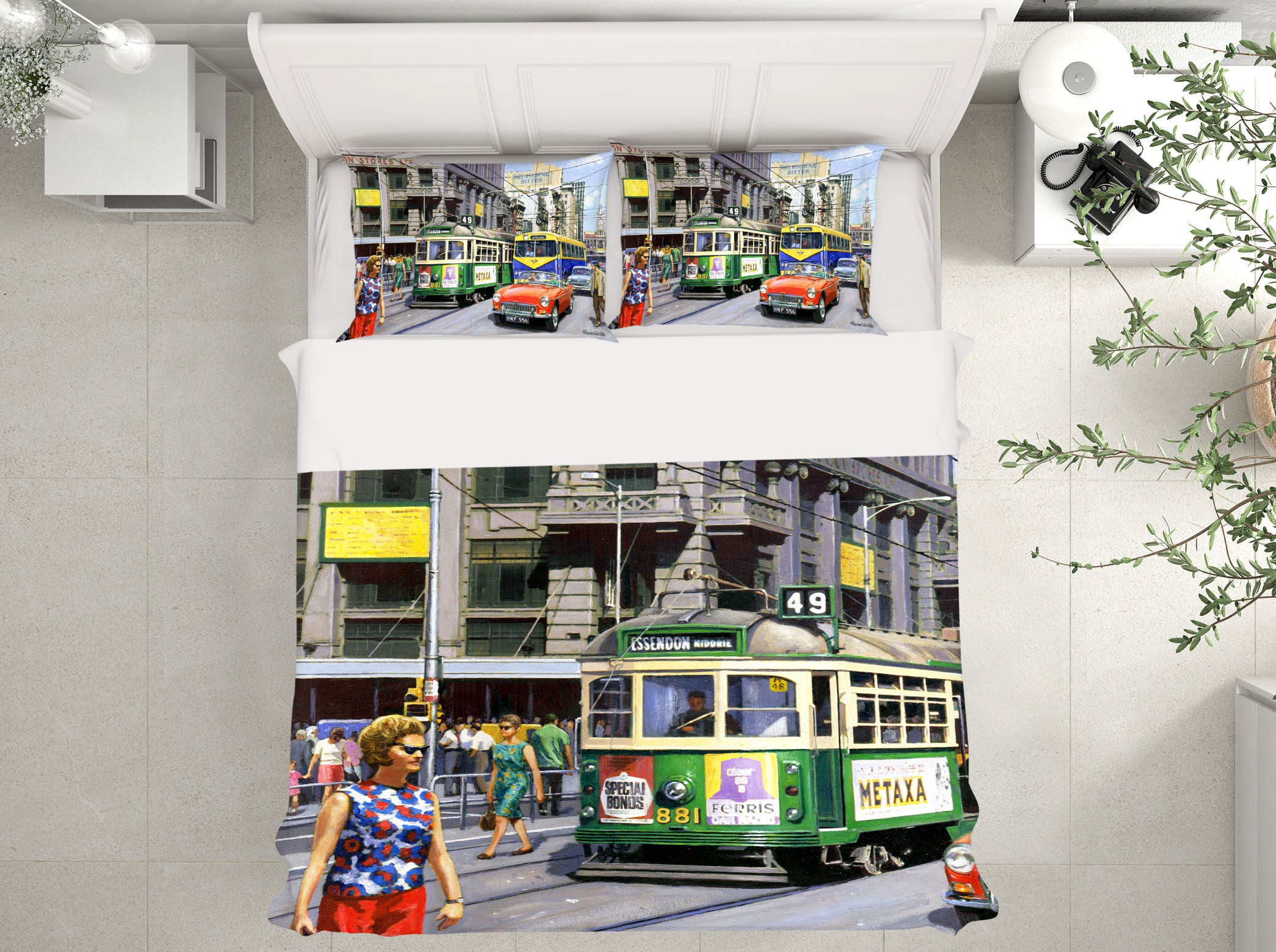 3D Bus Building 12535 Kevin Walsh Bedding Bed Pillowcases Quilt