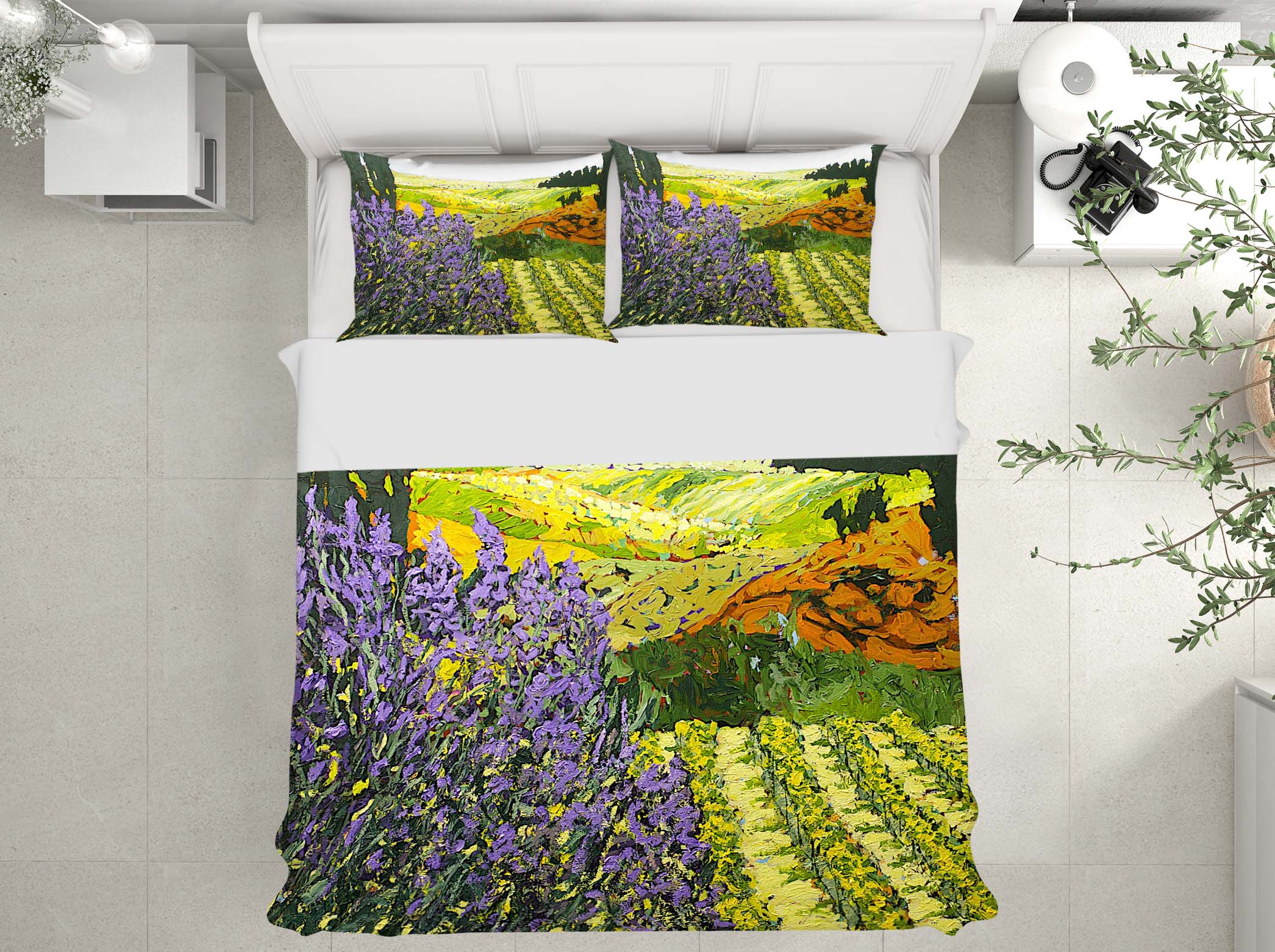 3D Lavender Field 2119 Allan P. Friedlander Bedding Bed Pillowcases Quilt