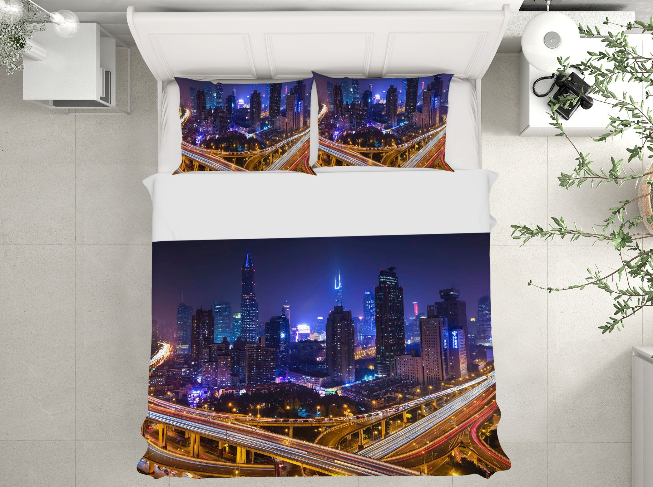 3D Silent City 2107 Marco Carmassi Bedding Bed Pillowcases Quilt