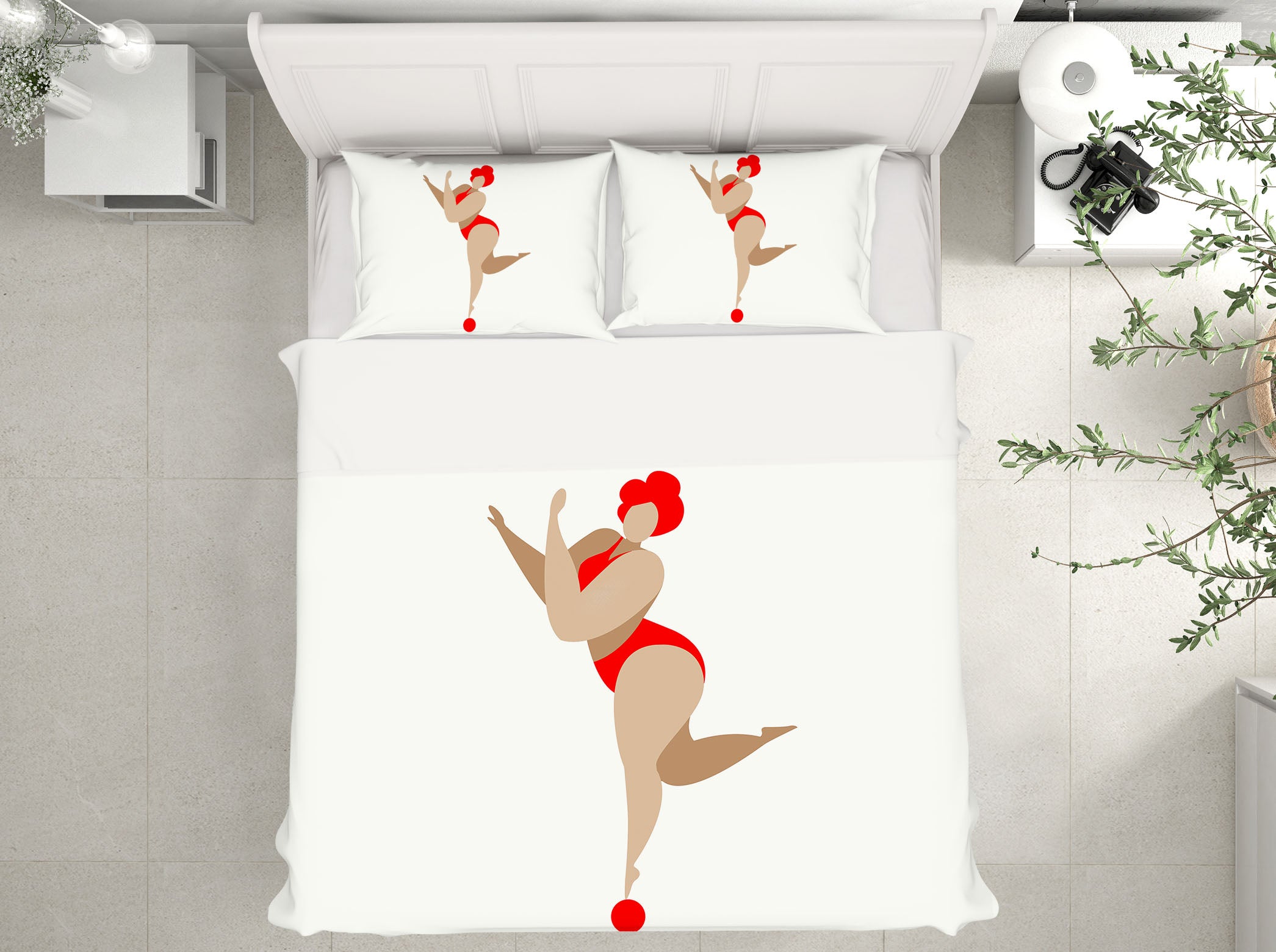 3D Gymnastics Athlete 133 Boris Draschoff Bedding Bed Pillowcases Quilt