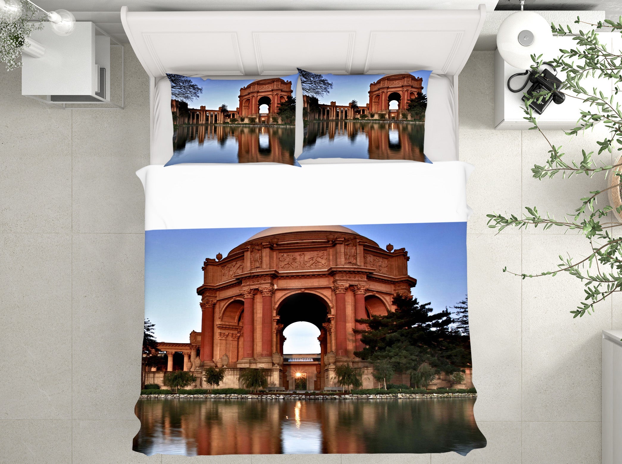 3D Castle By The Sea 2131 Kathy Barefield Bedding Bed Pillowcases Quilt