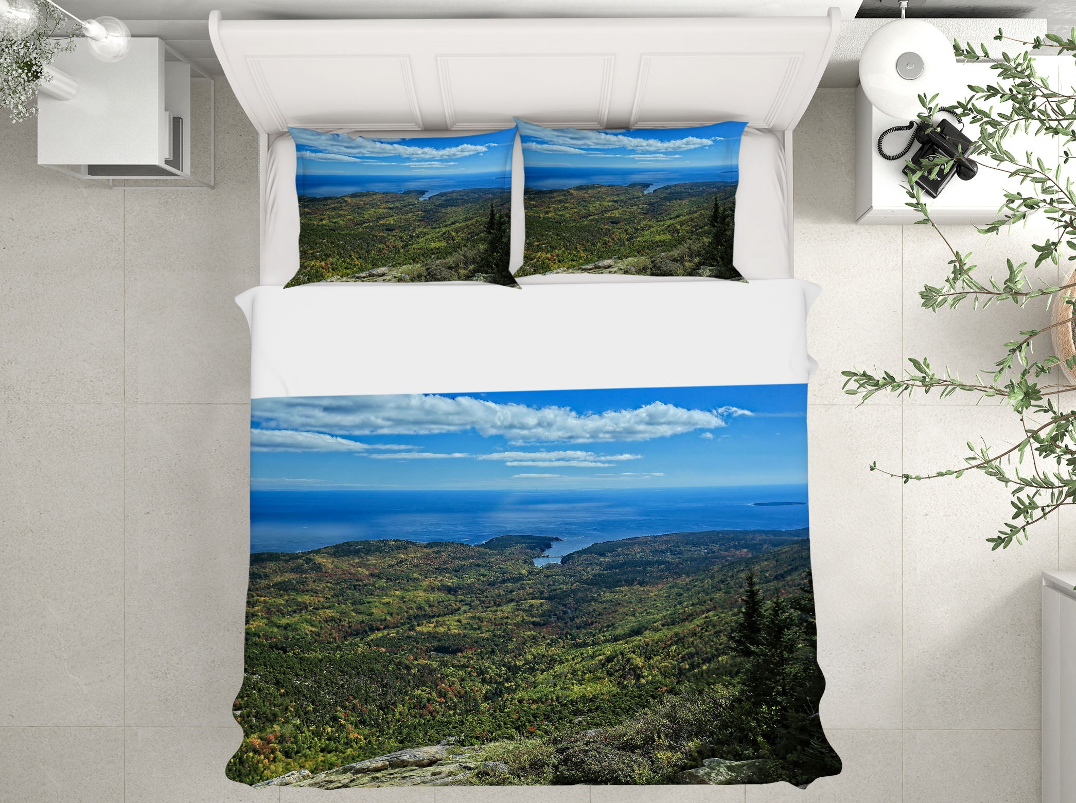 3D Grass Tree Mountain 11178 Kathy Barefield Bedding Bed Pillowcases Quilt