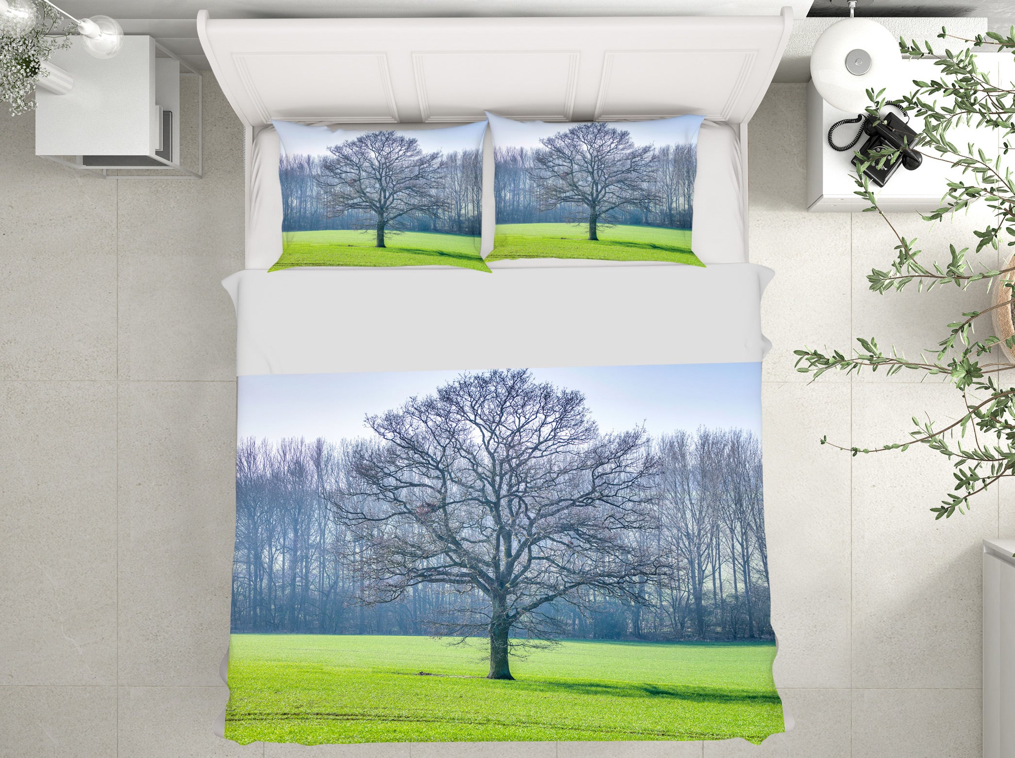 3D Lawn Tree 1053 Assaf Frank Bedding Bed Pillowcases Quilt