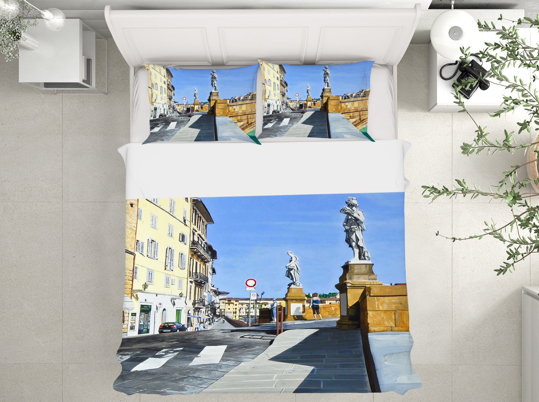 3D Building Statue 11060 Matthew Holden Bates Bedding Bed Pillowcases Quilt