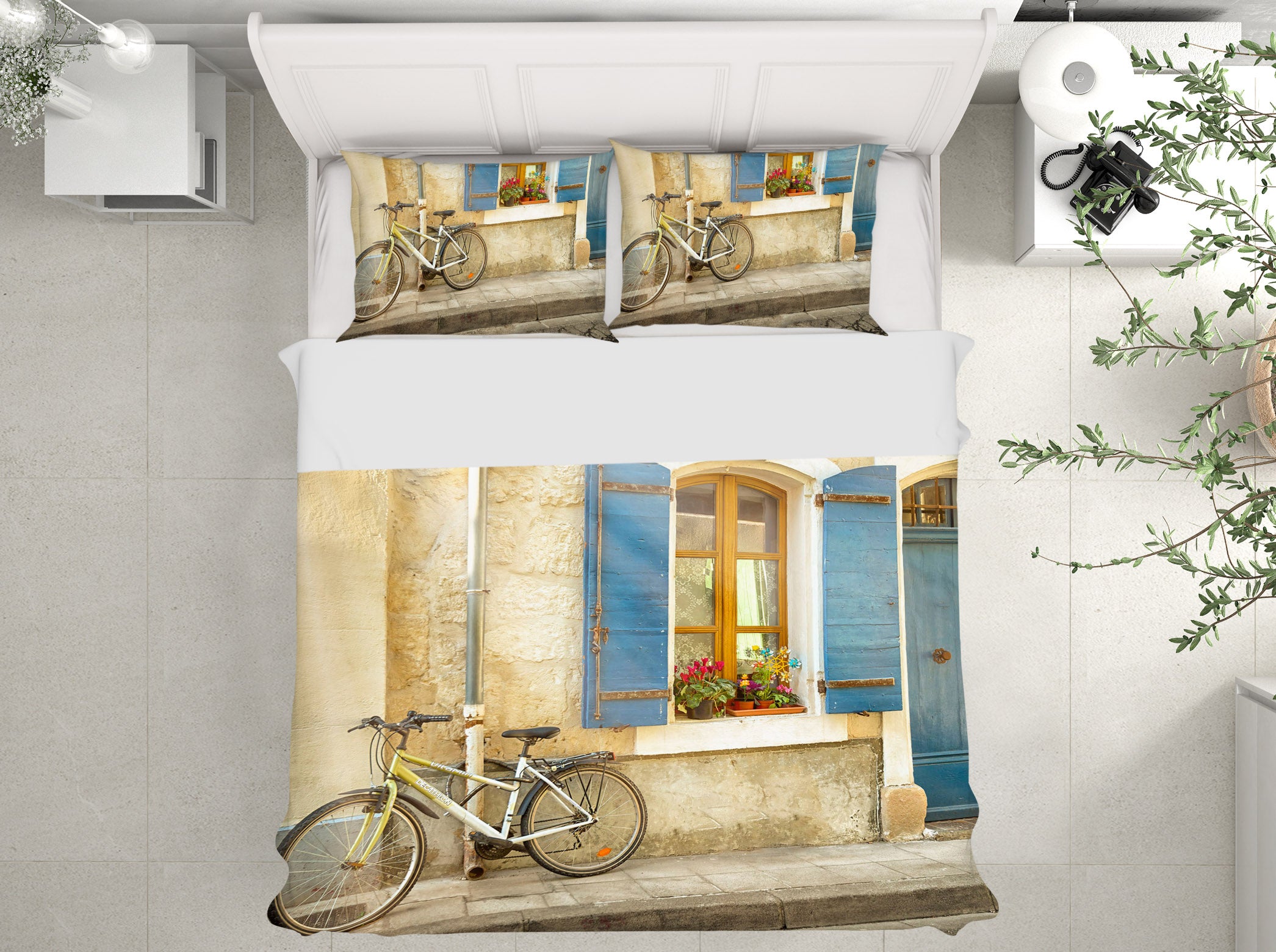 3D Arles Bicycle 006 Marco Carmassi Bedding Bed Pillowcases Quilt