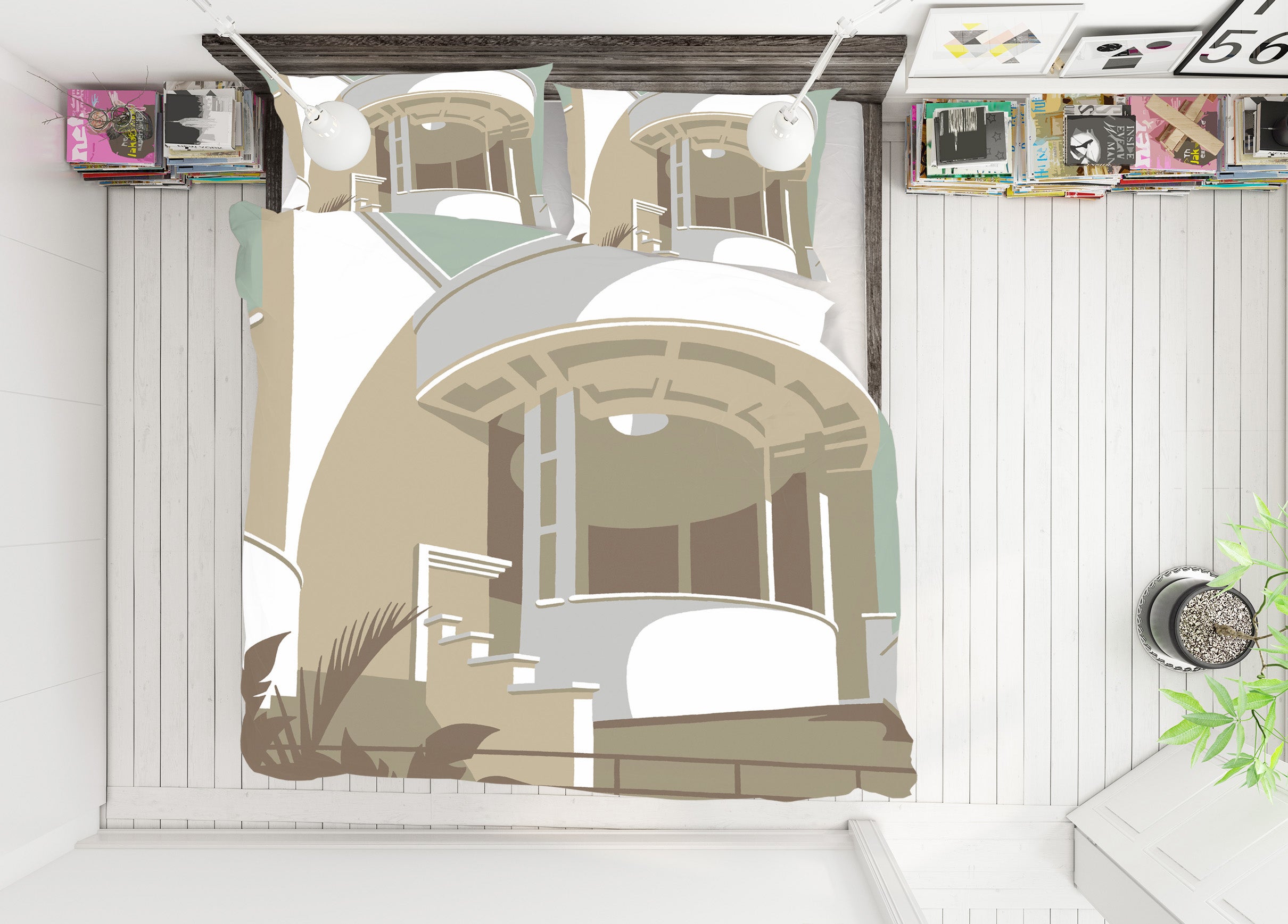 3D Tate St Ives 2074 Steve Read Bedding Bed Pillowcases Quilt