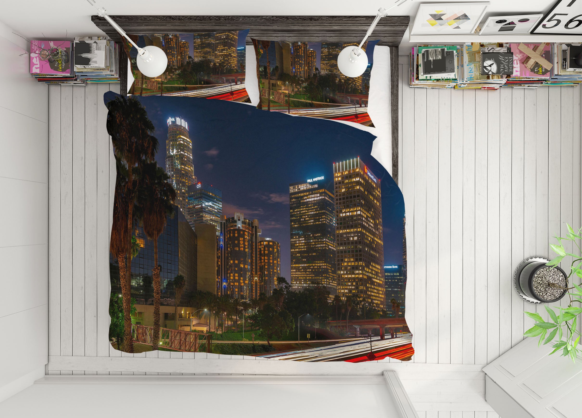 3D Tall Building 2124 Marco Carmassi Bedding Bed Pillowcases Quilt