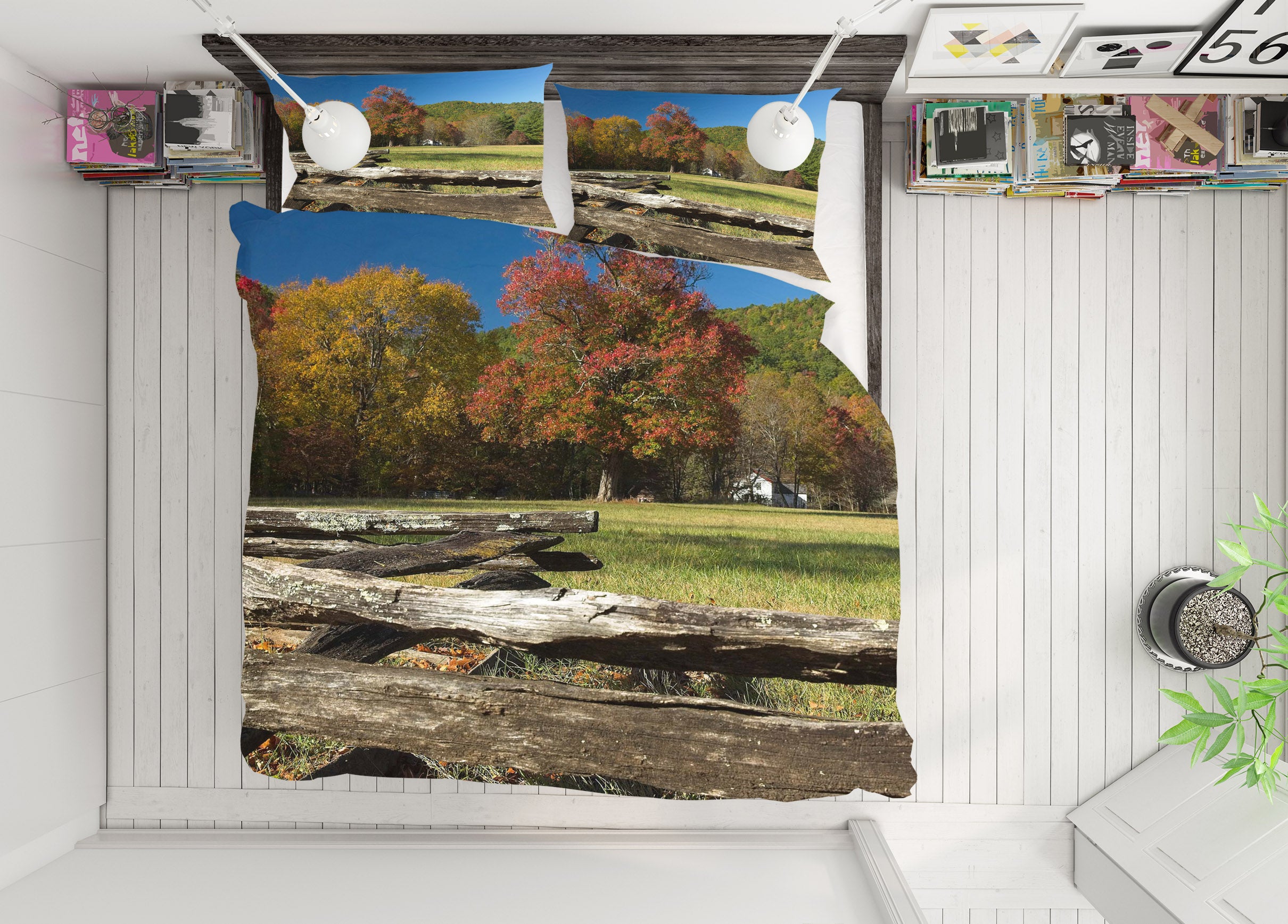 3D Natural Park 2128 Kathy Barefield Bedding Bed Pillowcases Quilt