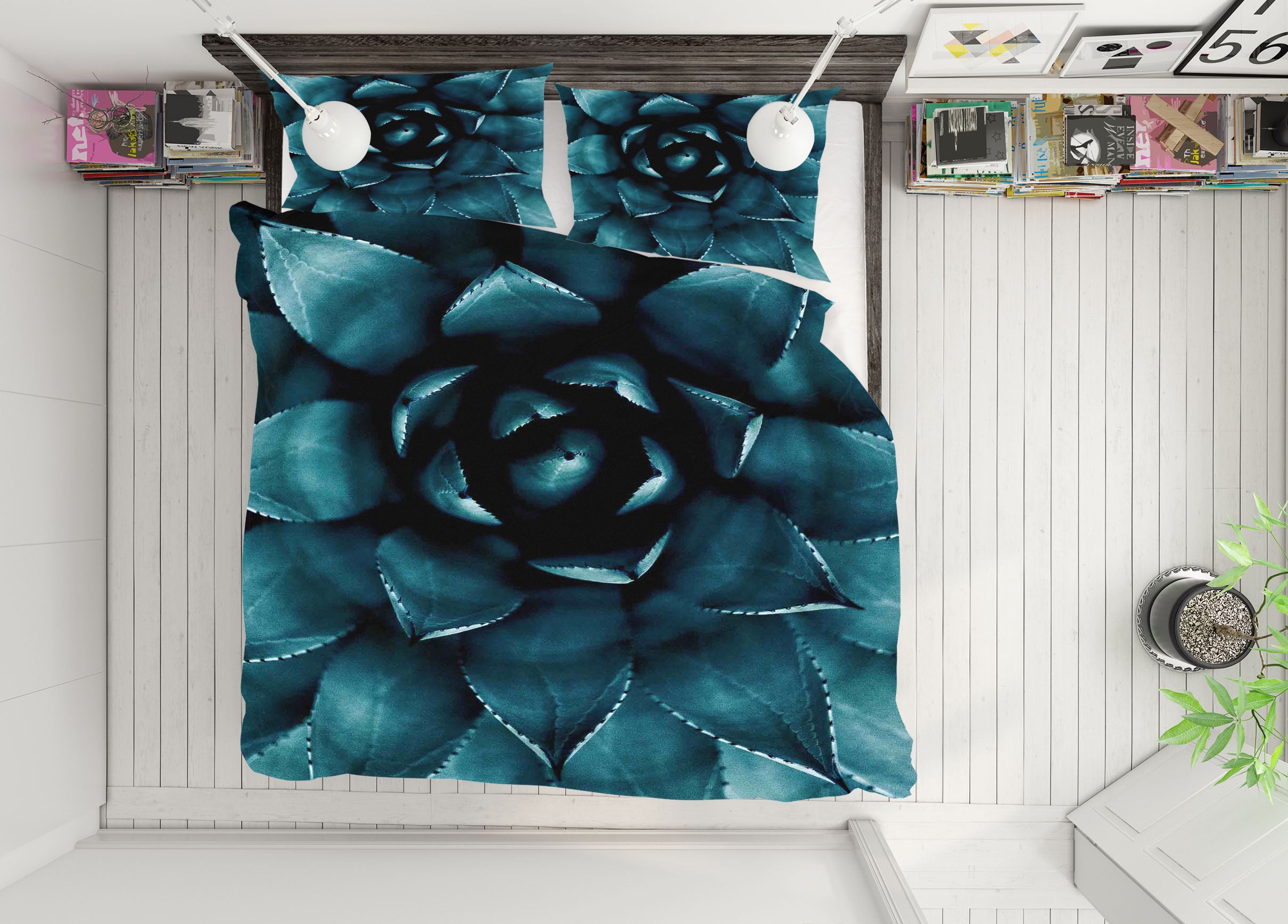 3D Green Flesh 2102 Boris Draschoff Bedding Bed Pillowcases Quilt