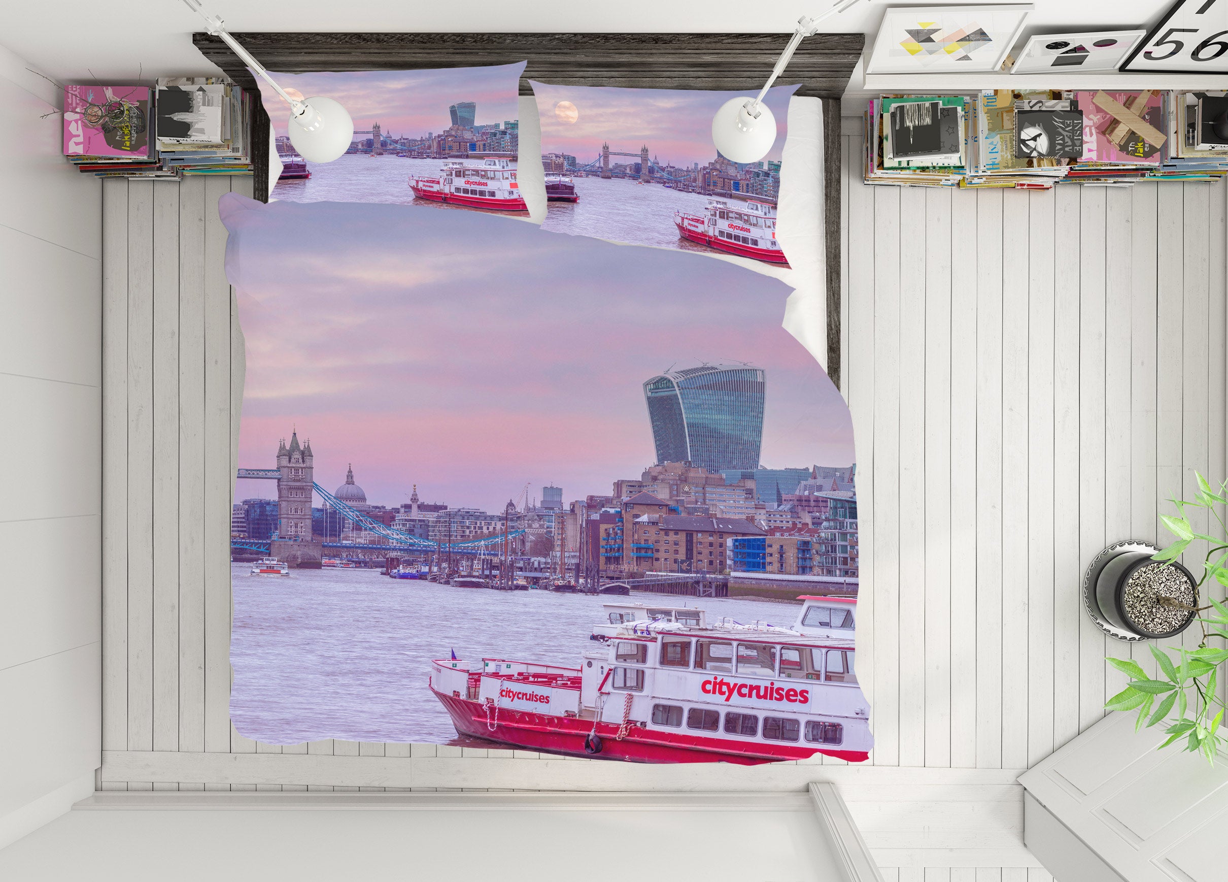 3D Sea Bridge 6960 Assaf Frank Bedding Bed Pillowcases Quilt Cover Duvet Cover