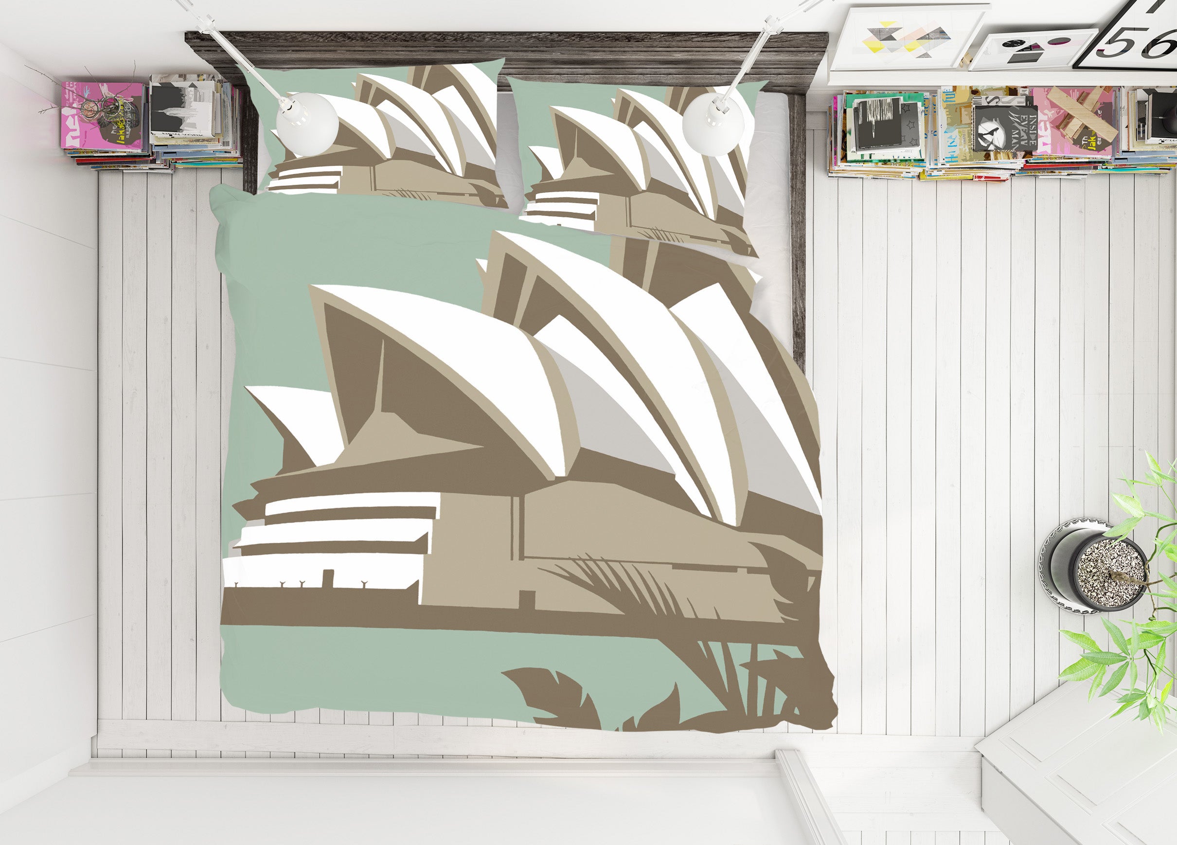 3D Sydney Opera House 2073 Steve Read Bedding Bed Pillowcases Quilt