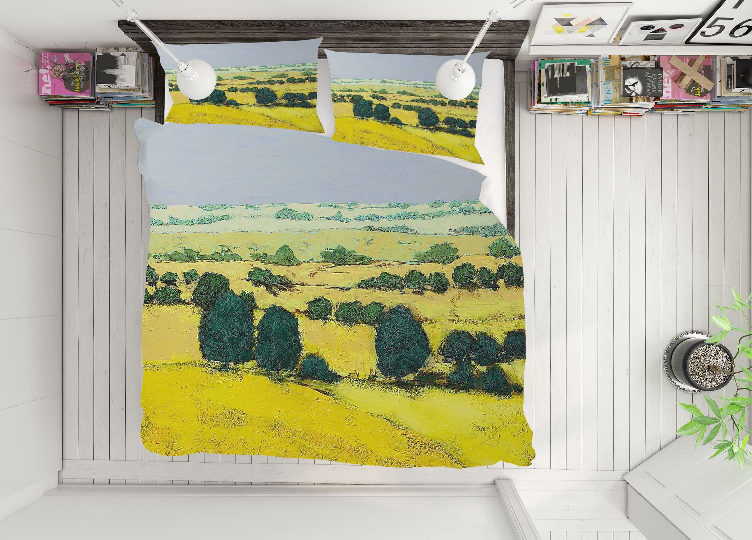 3D Next Hill 2108 Allan P. Friedlander Bedding Bed Pillowcases Quilt