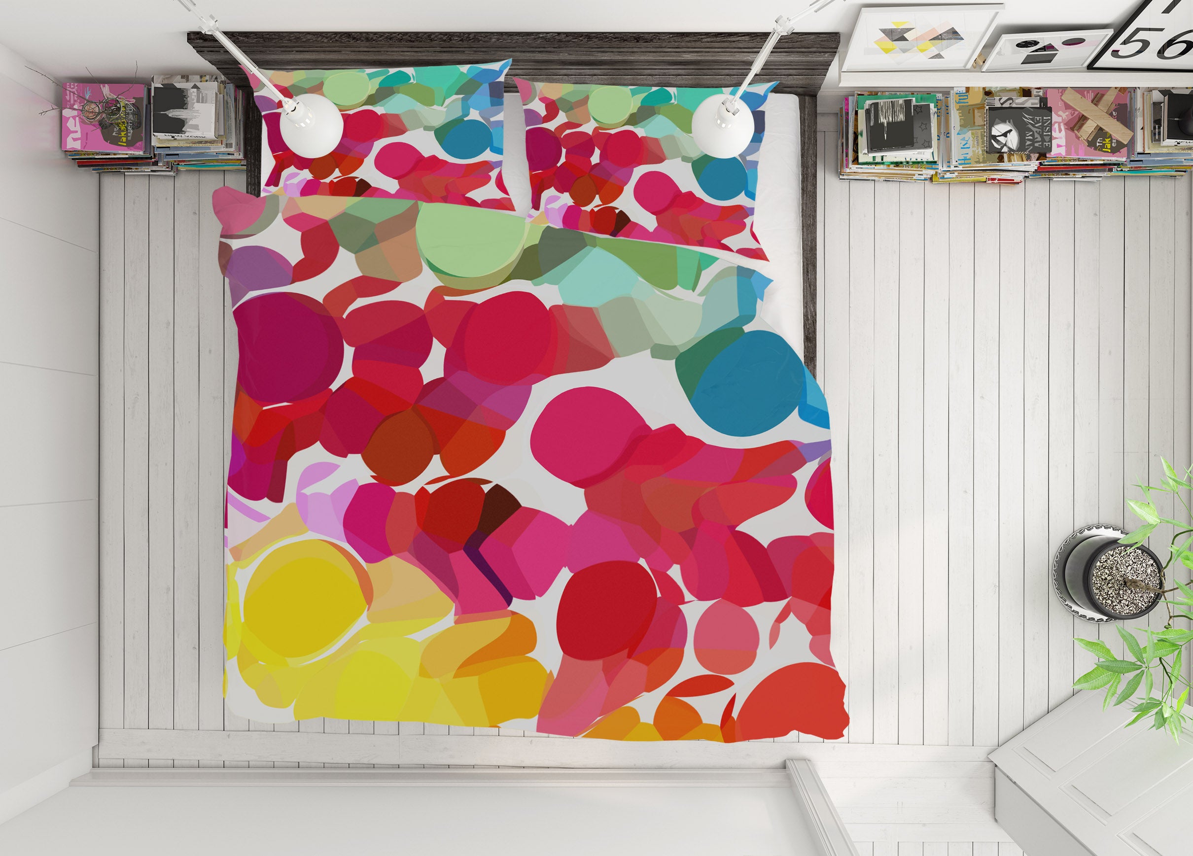 3D Colored Inspiration 70168 Shandra Smith Bedding Bed Pillowcases Quilt