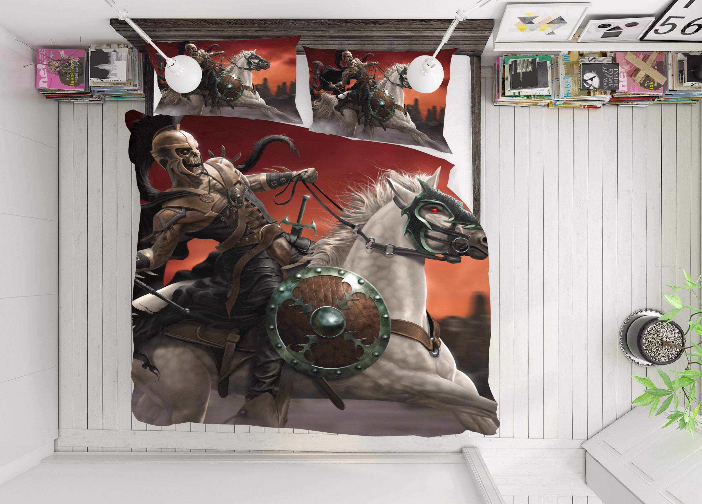 3D Knight 4089 Tom Wood Bedding Bed Pillowcases Quilt