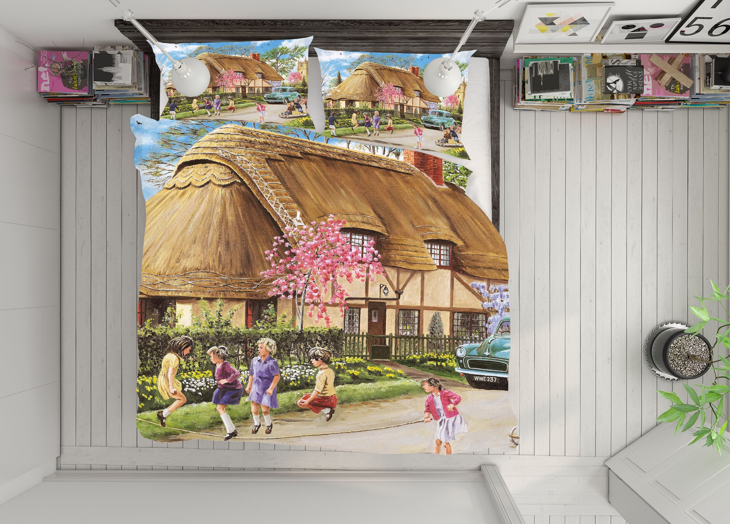 3D Spring In Their Heels 2052 Trevor Mitchell bedding Bed Pillowcases Quilt