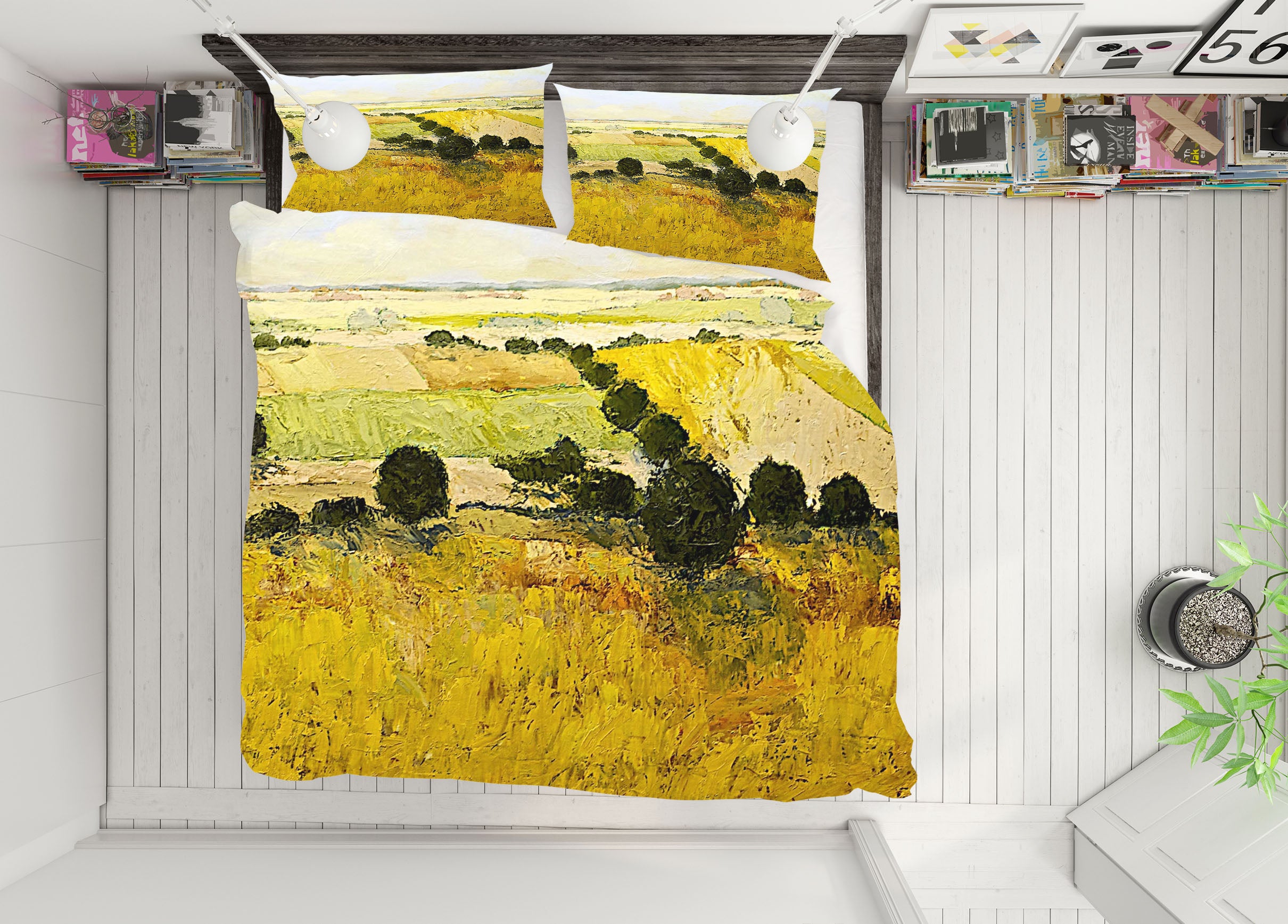 3D Summer End 2116 Allan P. Friedlander Bedding Bed Pillowcases Quilt