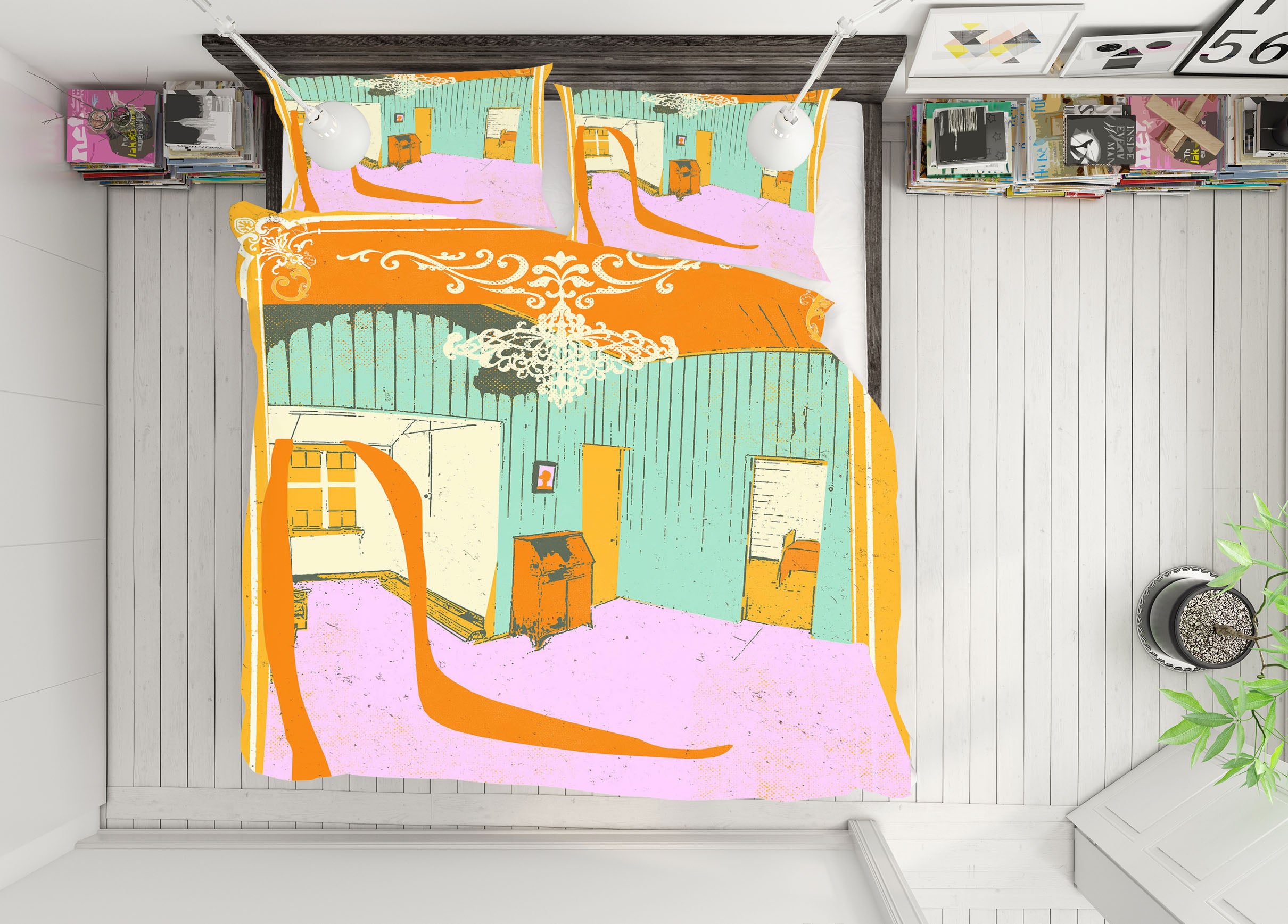 3D Cozy Room 2113 Showdeer Bedding Bed Pillowcases Quilt