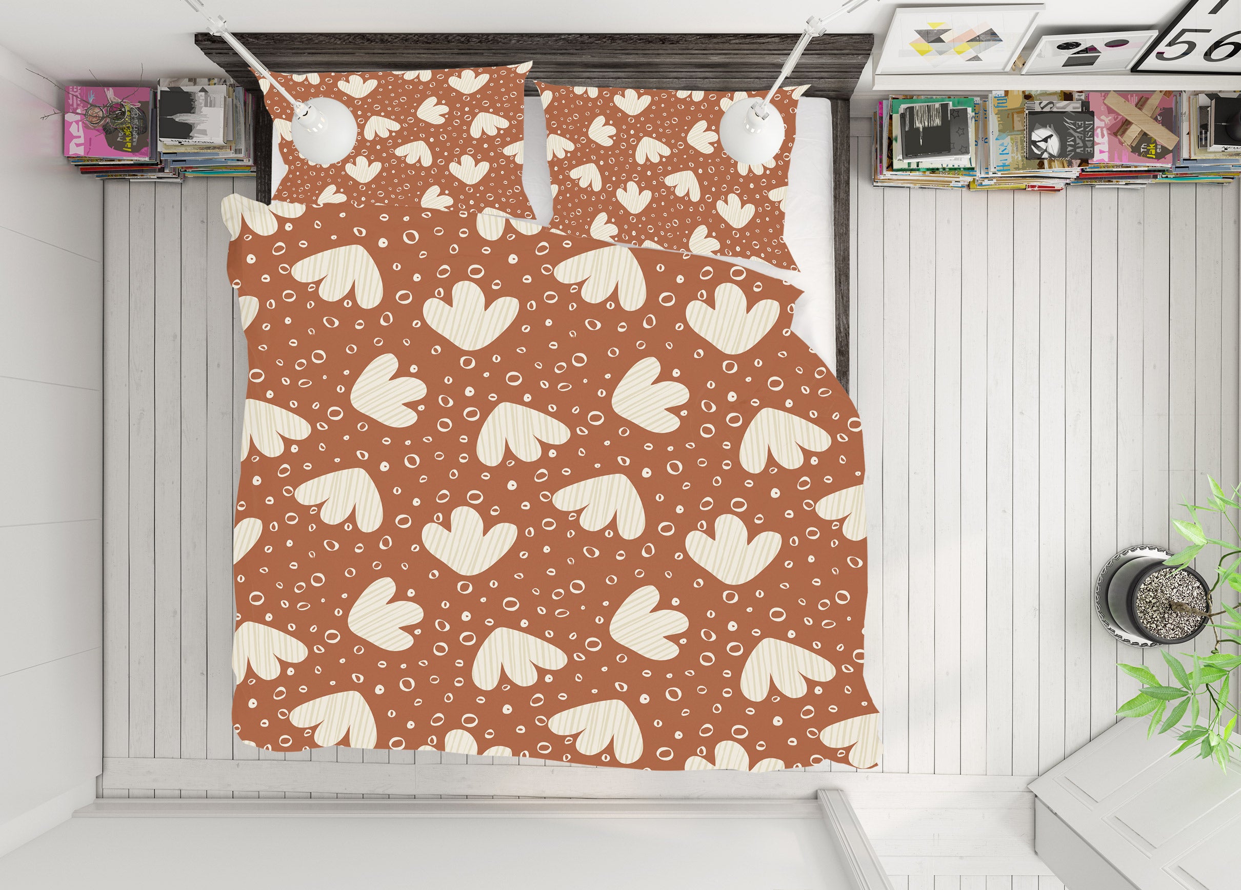 3D Brown Pattern 109102 Kashmira Jayaprakash Bedding Bed Pillowcases Quilt