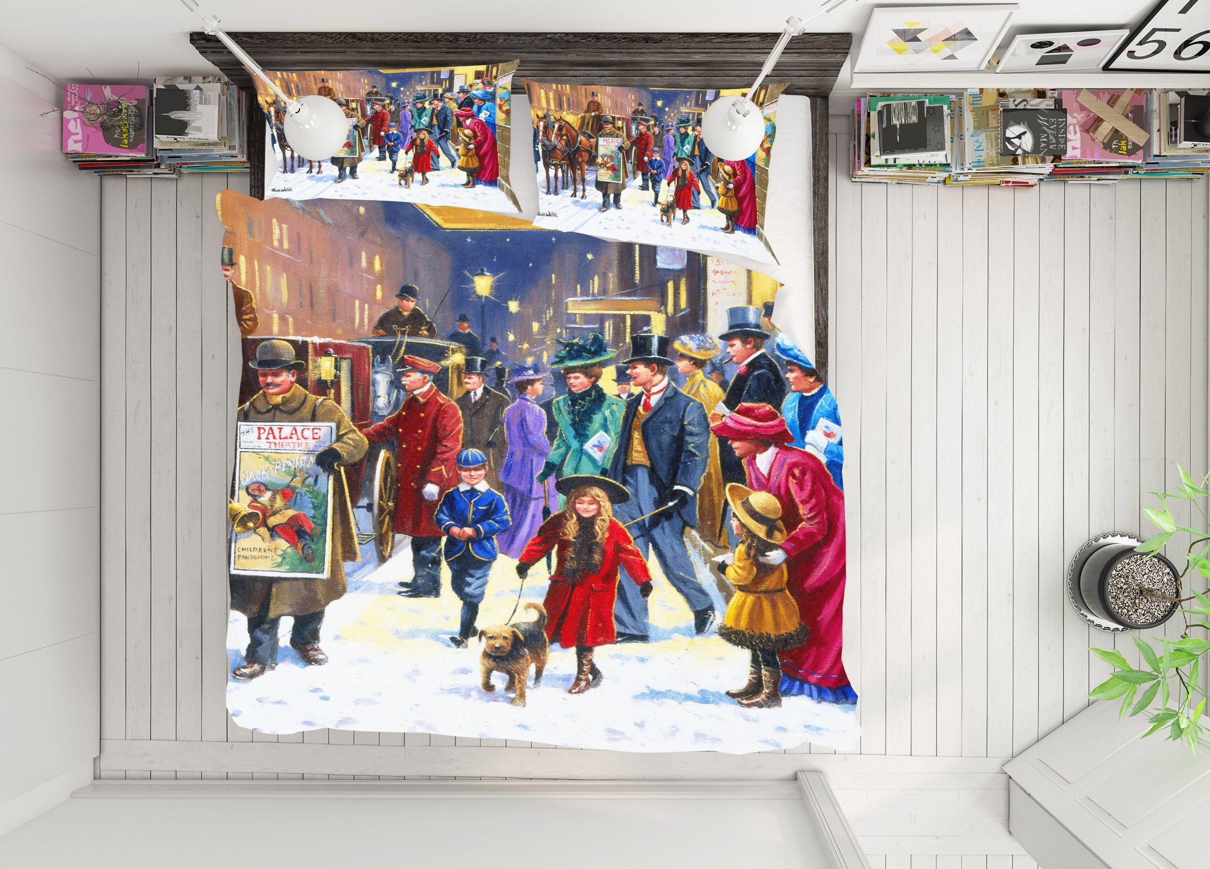 3D Street Snow 12511 Kevin Walsh Bedding Bed Pillowcases Quilt