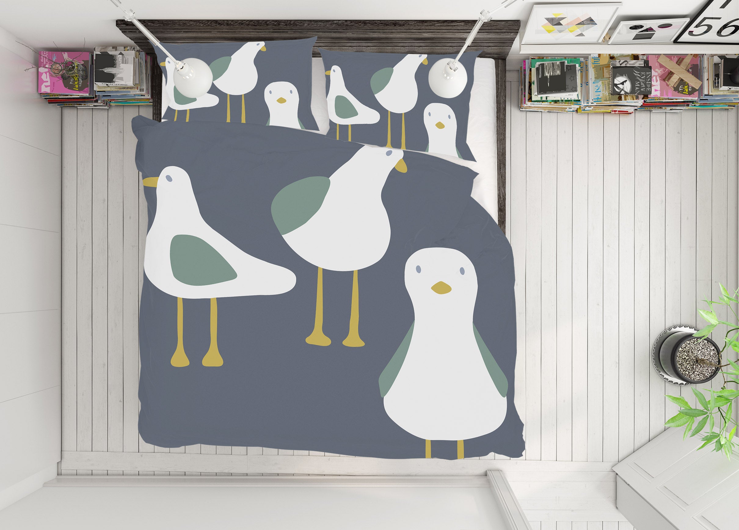 3D Cute Chick 2106 Jillian Helvey Bedding Bed Pillowcases Quilt