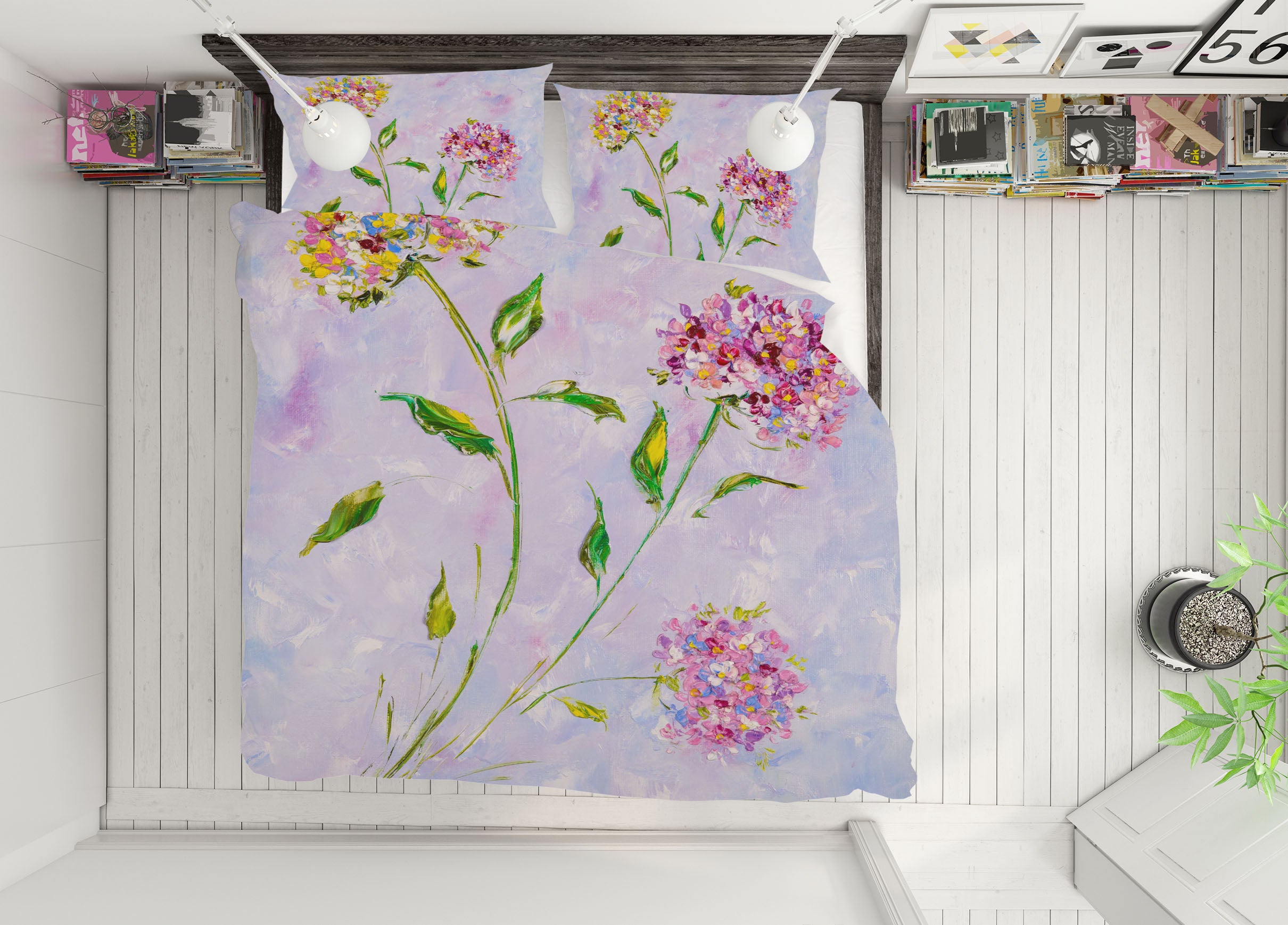 3D Colorful Flower 554 Skromova Marina Bedding Bed Pillowcases Quilt