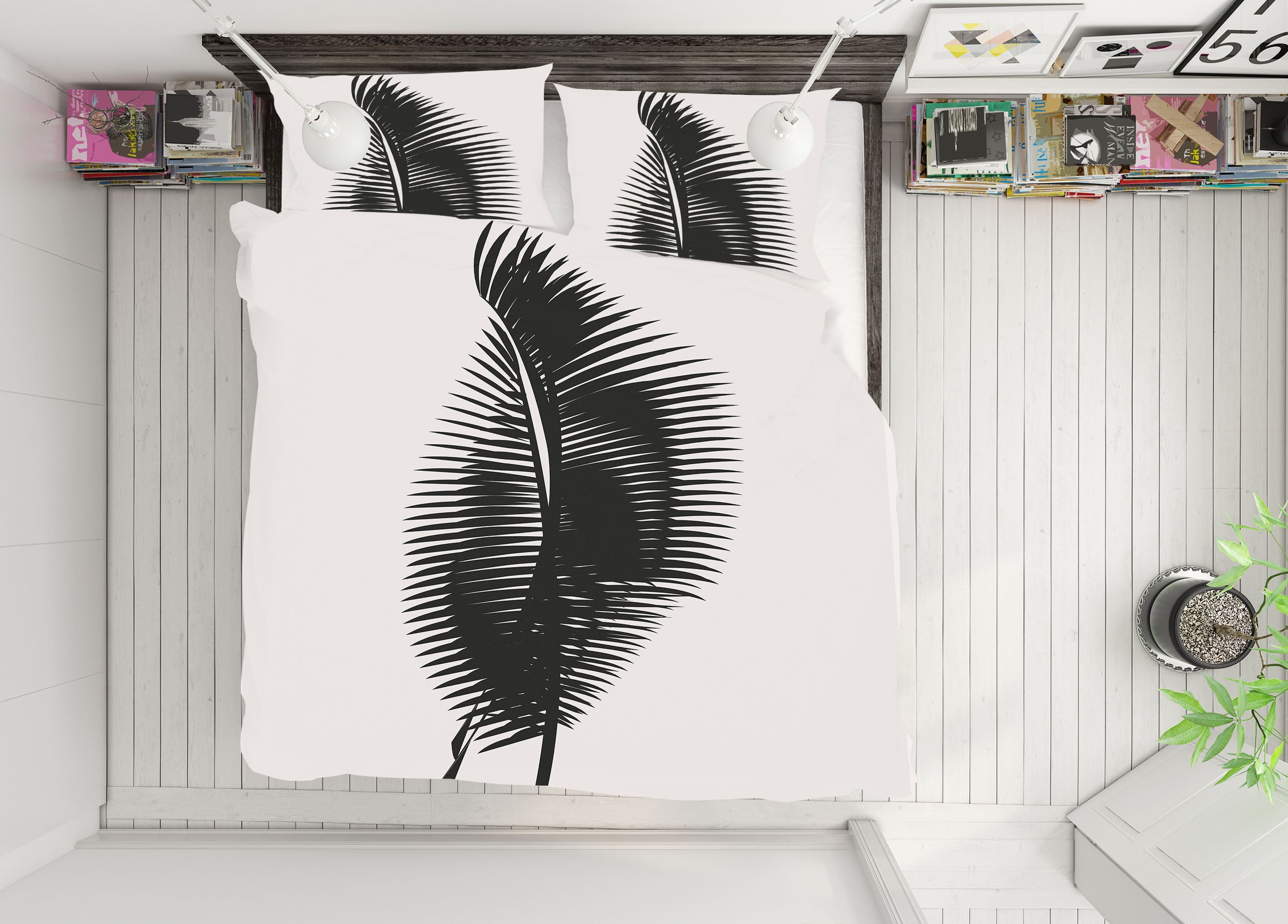 3D Leaf Patternt 146 Boris Draschoff Bedding Bed Pillowcases Quilt