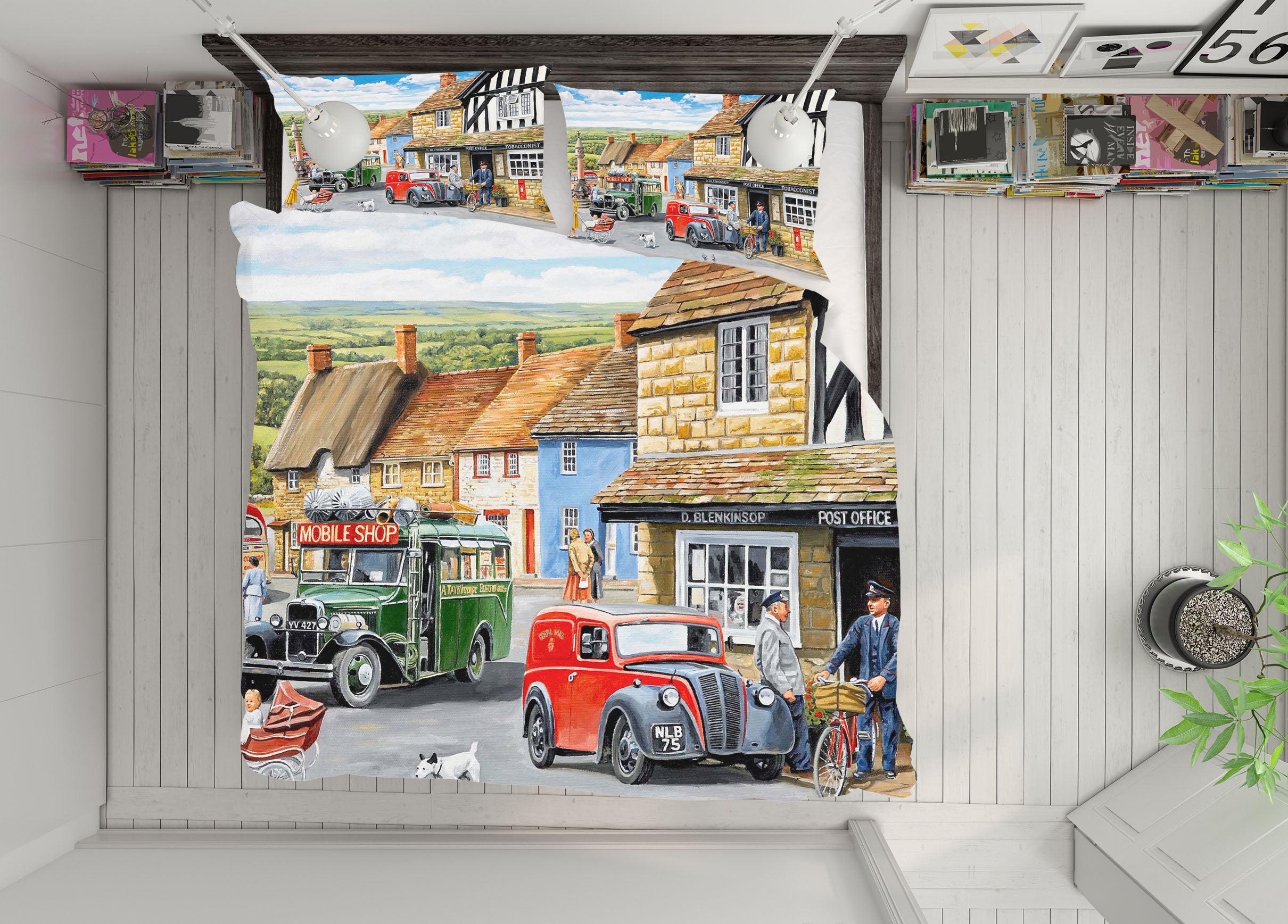 3D The Post Office 2065 Trevor Mitchell bedding Bed Pillowcases Quilt