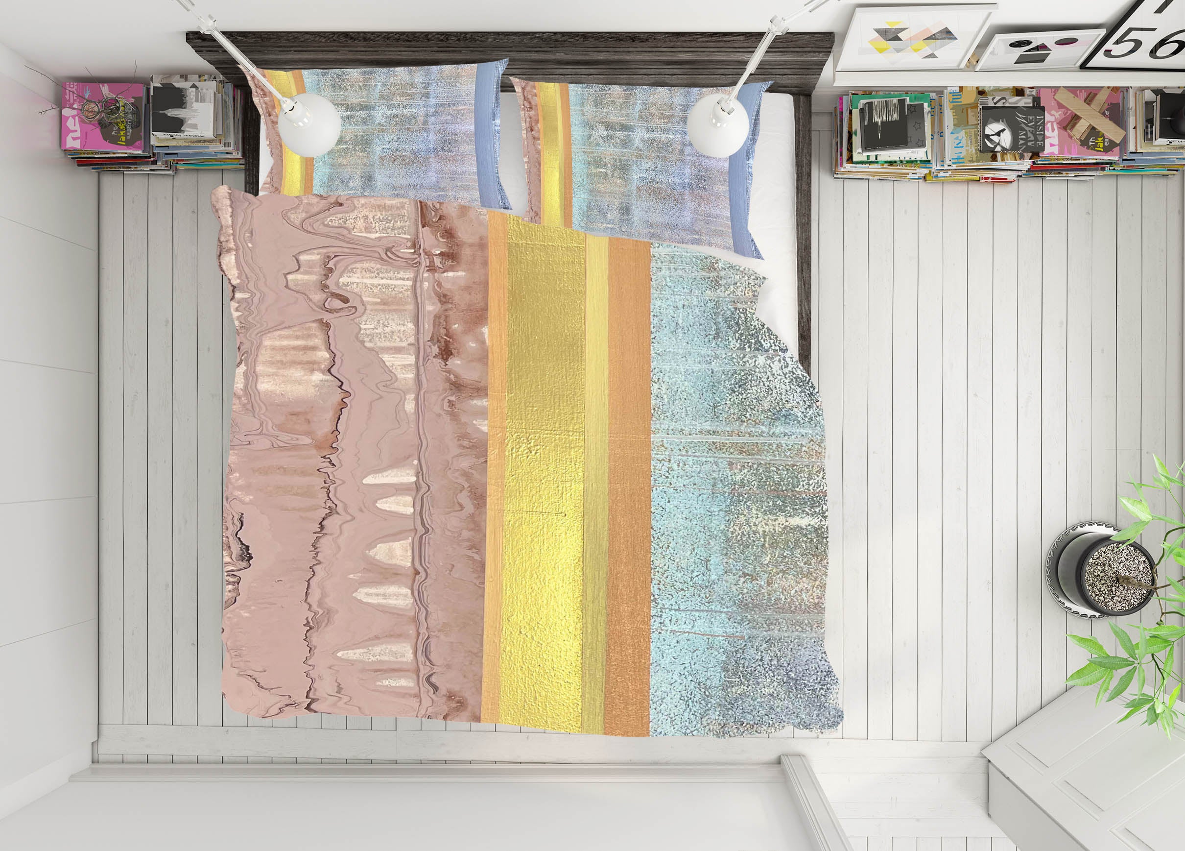 3D Blue Painting 3133 Skromova Marina Bedding Bed Pillowcases Quilt Cover Duvet Cover